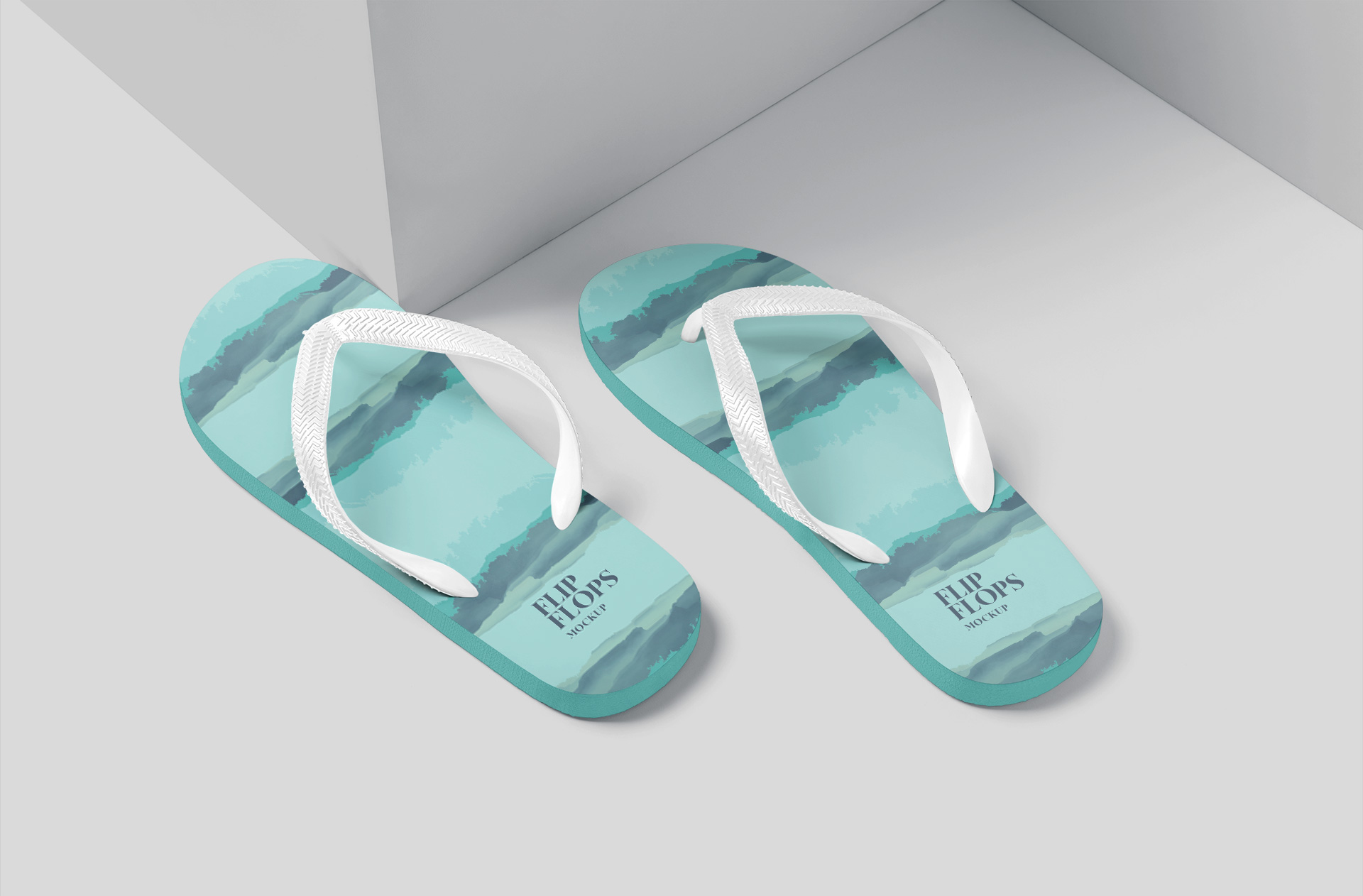 Summer Beach Flip Flop Mockup