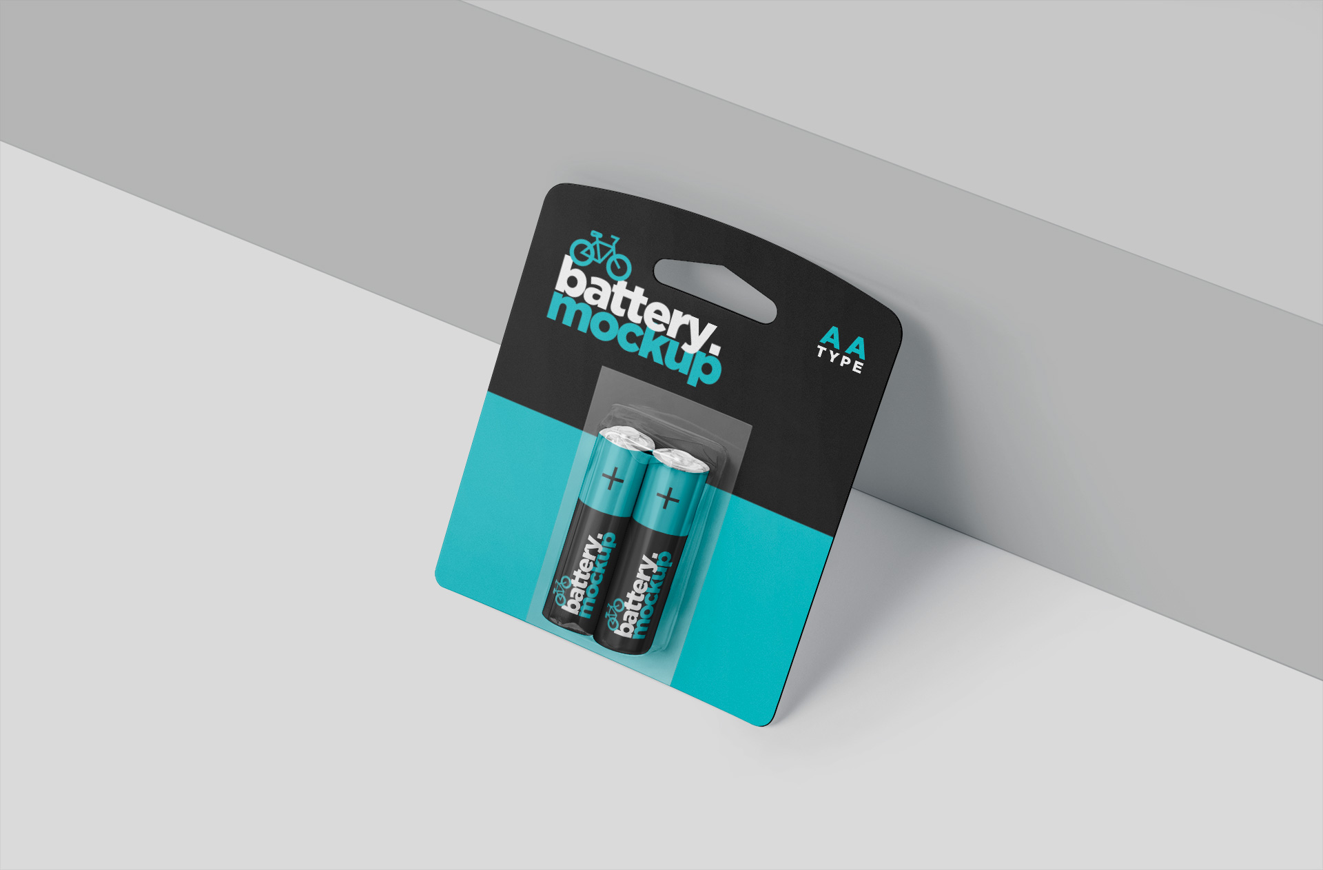 Modern AA Battery Pack Mockup