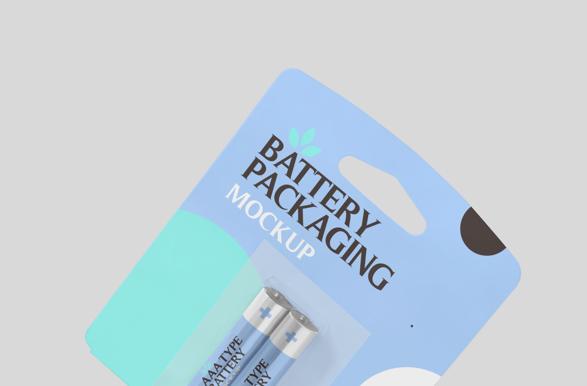 battery branding mock-up