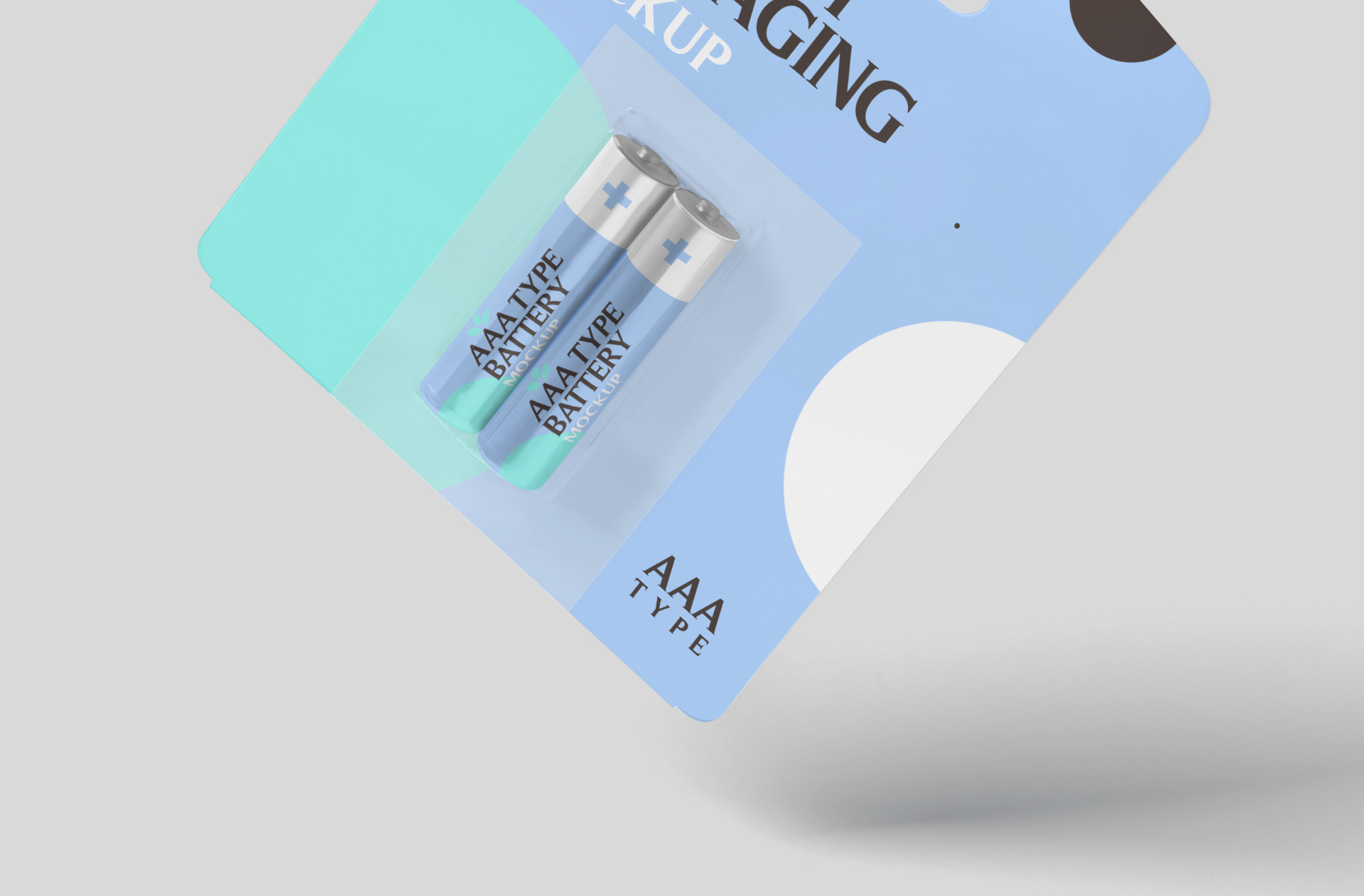 battery branding mock-up