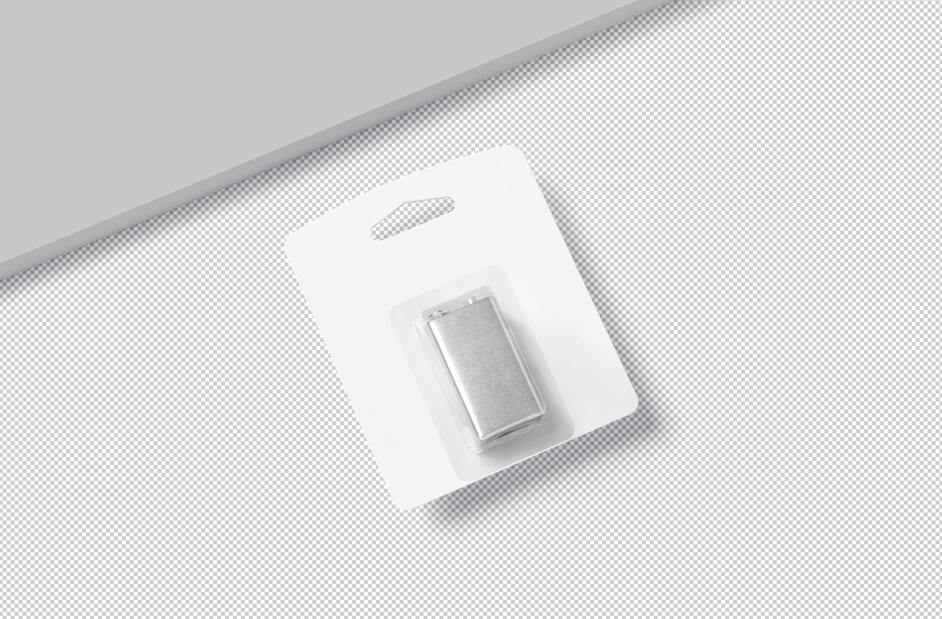 battery branding mock-up