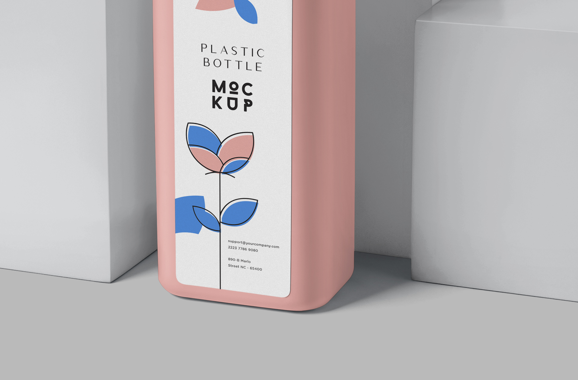beauty industry packaging mock-up
