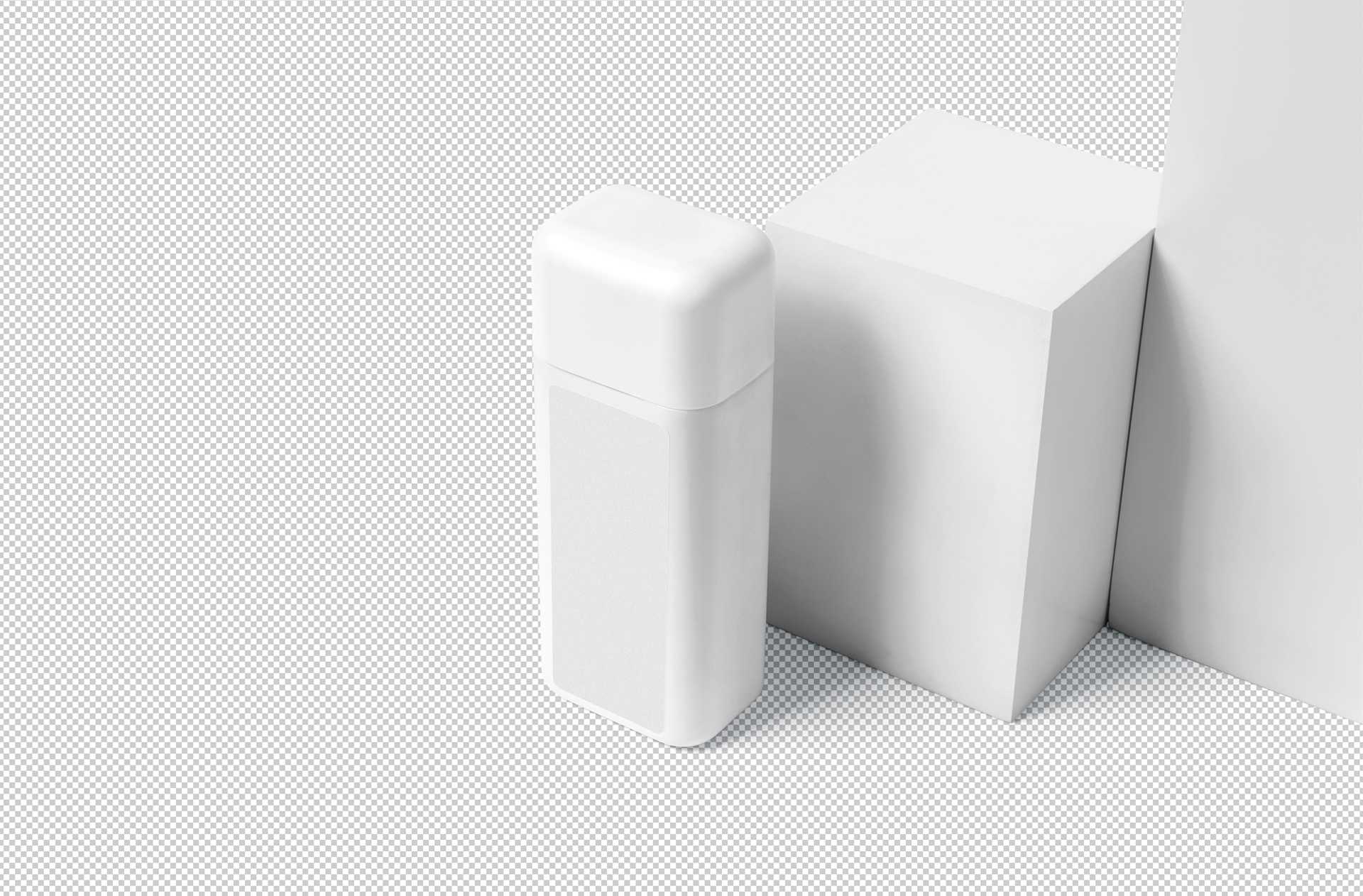 plastic bottle packaging mock-up