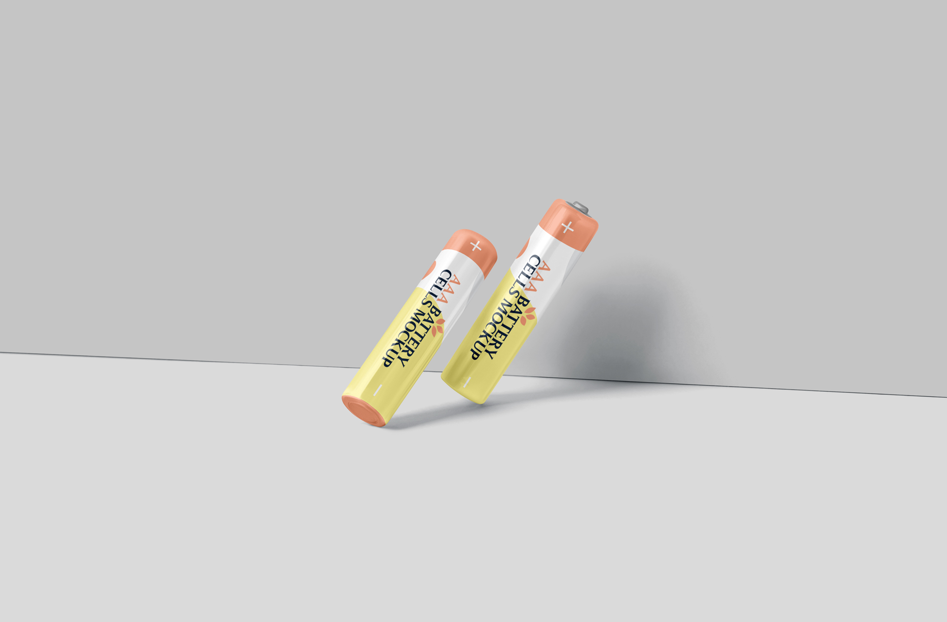 Realistic AAA Battery Mockup for Branding