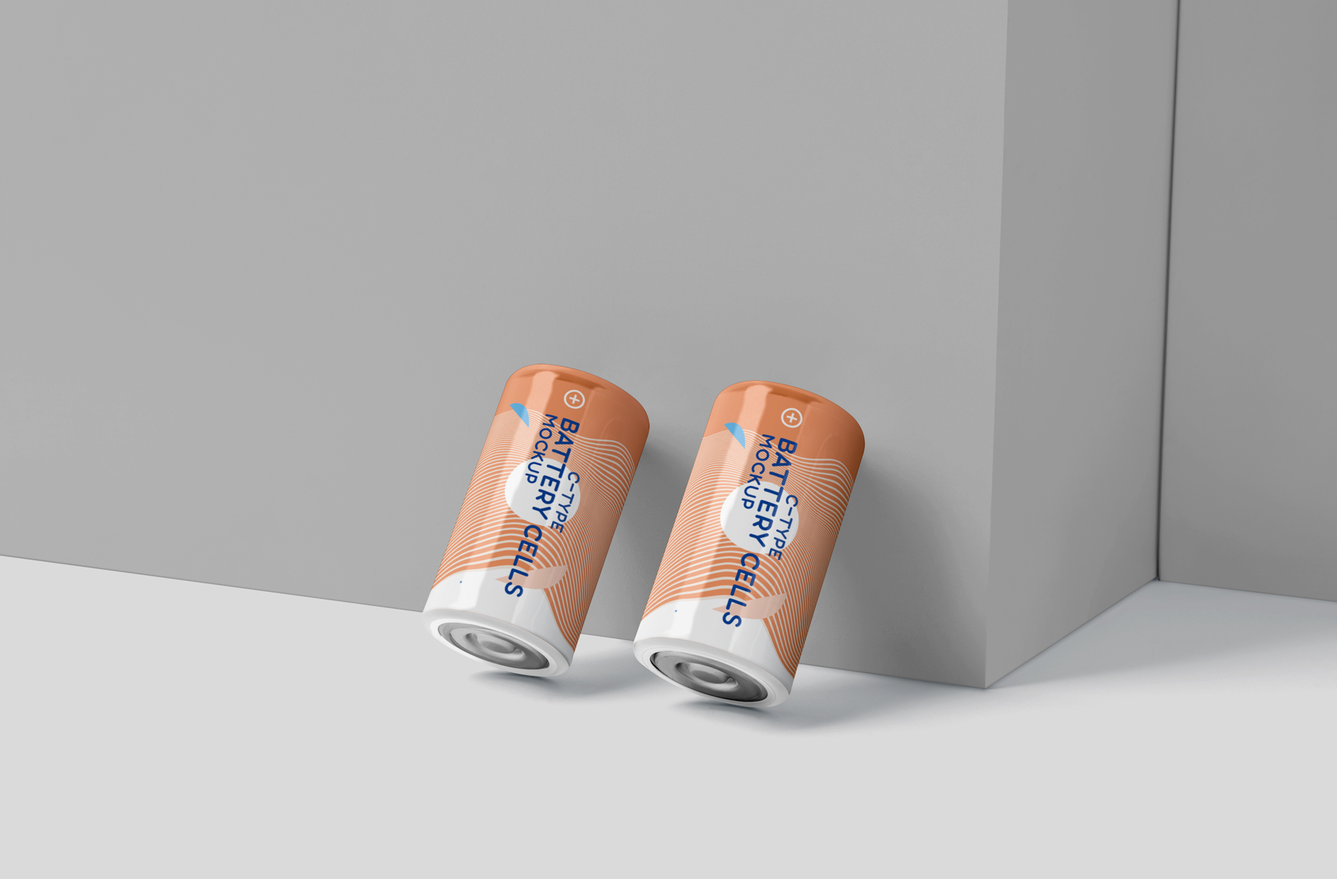 Floating C Battery Mockup