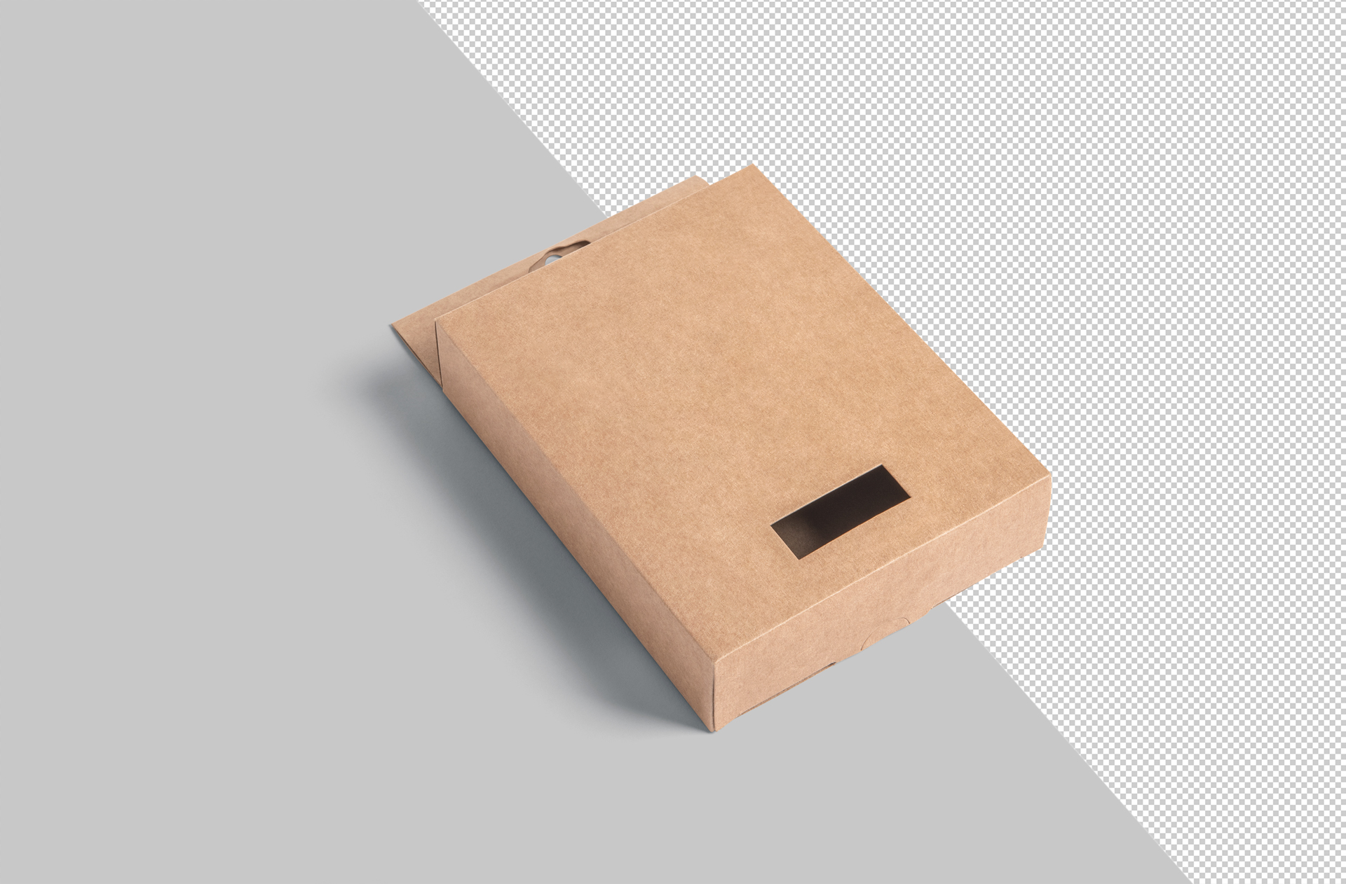 Eco-Friendly Slim Box Packaging Mockup