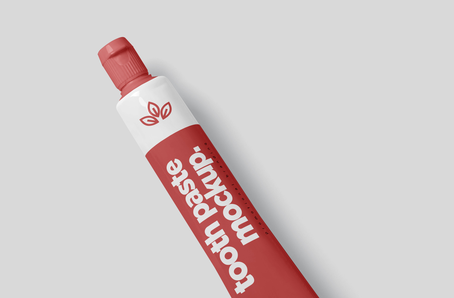 3D floating tube mockup