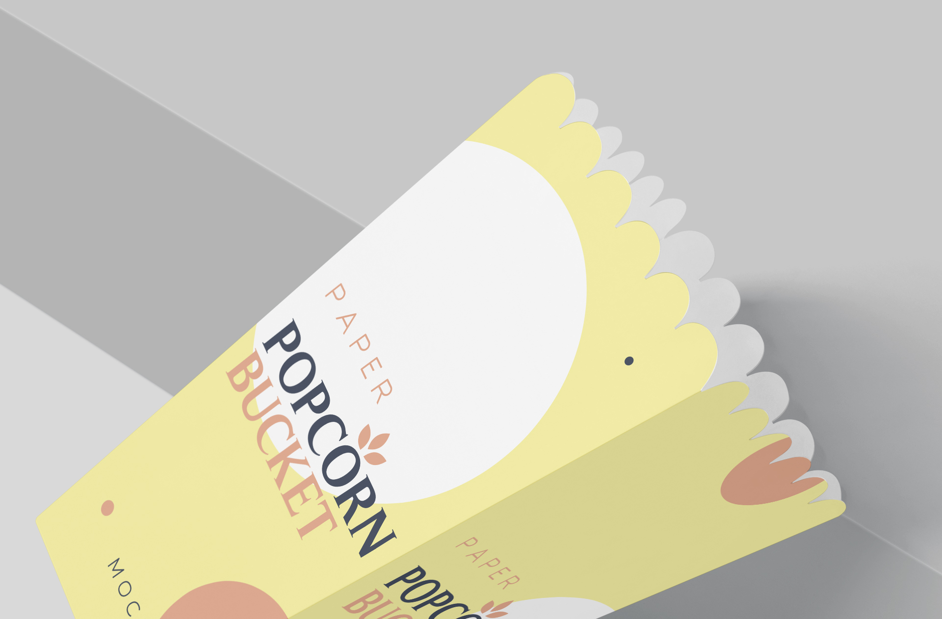 cinema food box mockup