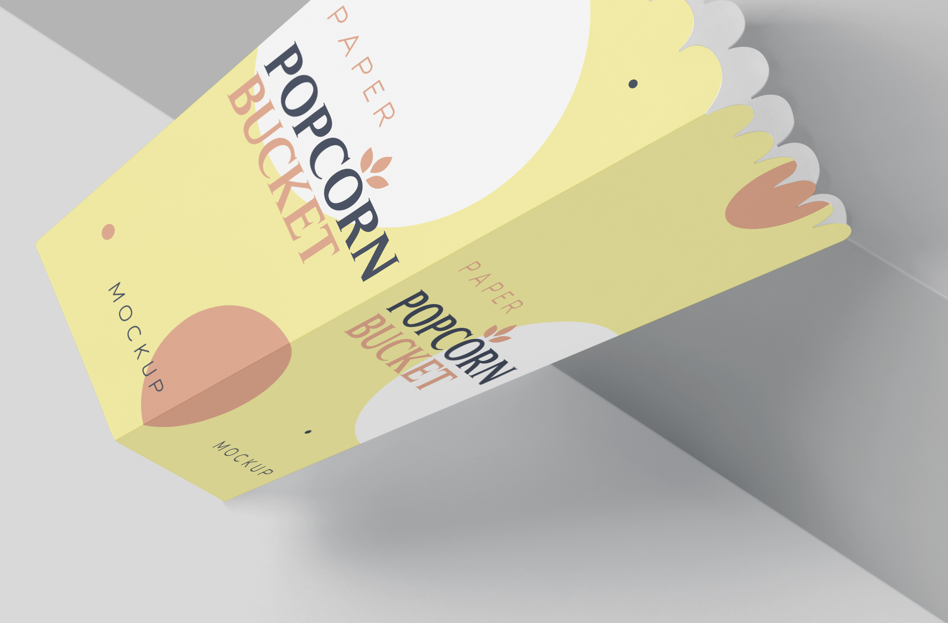 cinema food box mockup