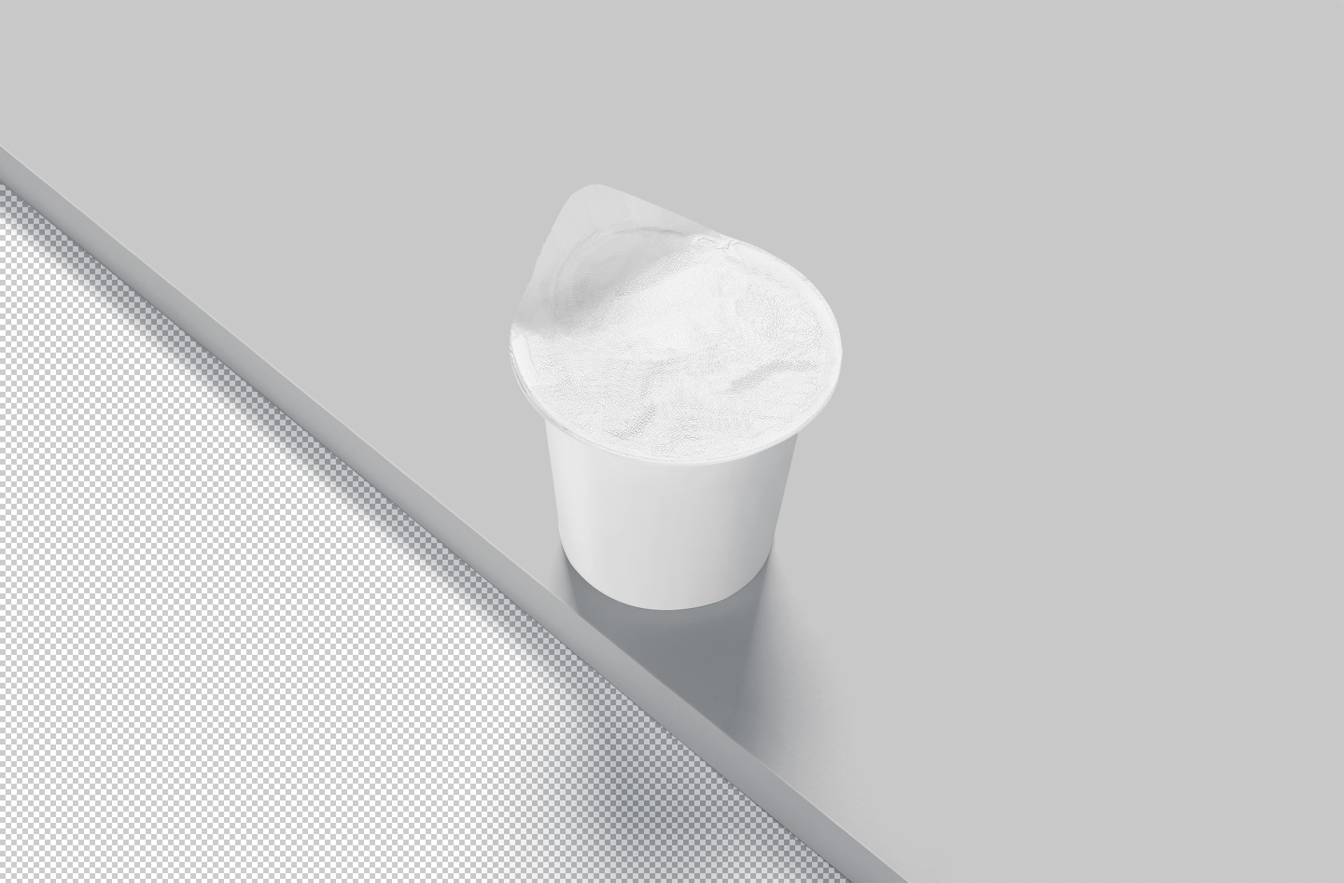 dairy packaging mock-up