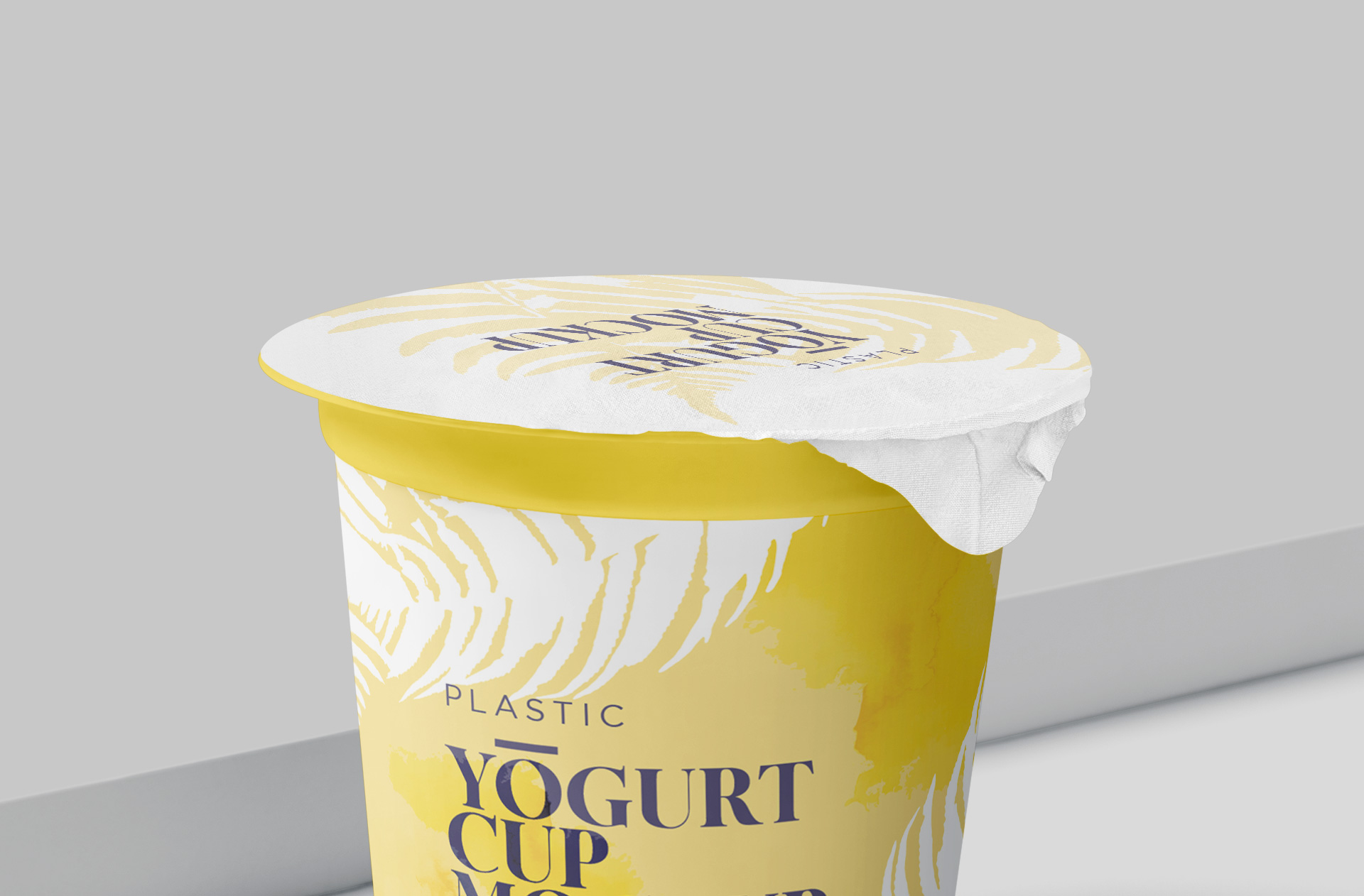 dairy packaging mock-up