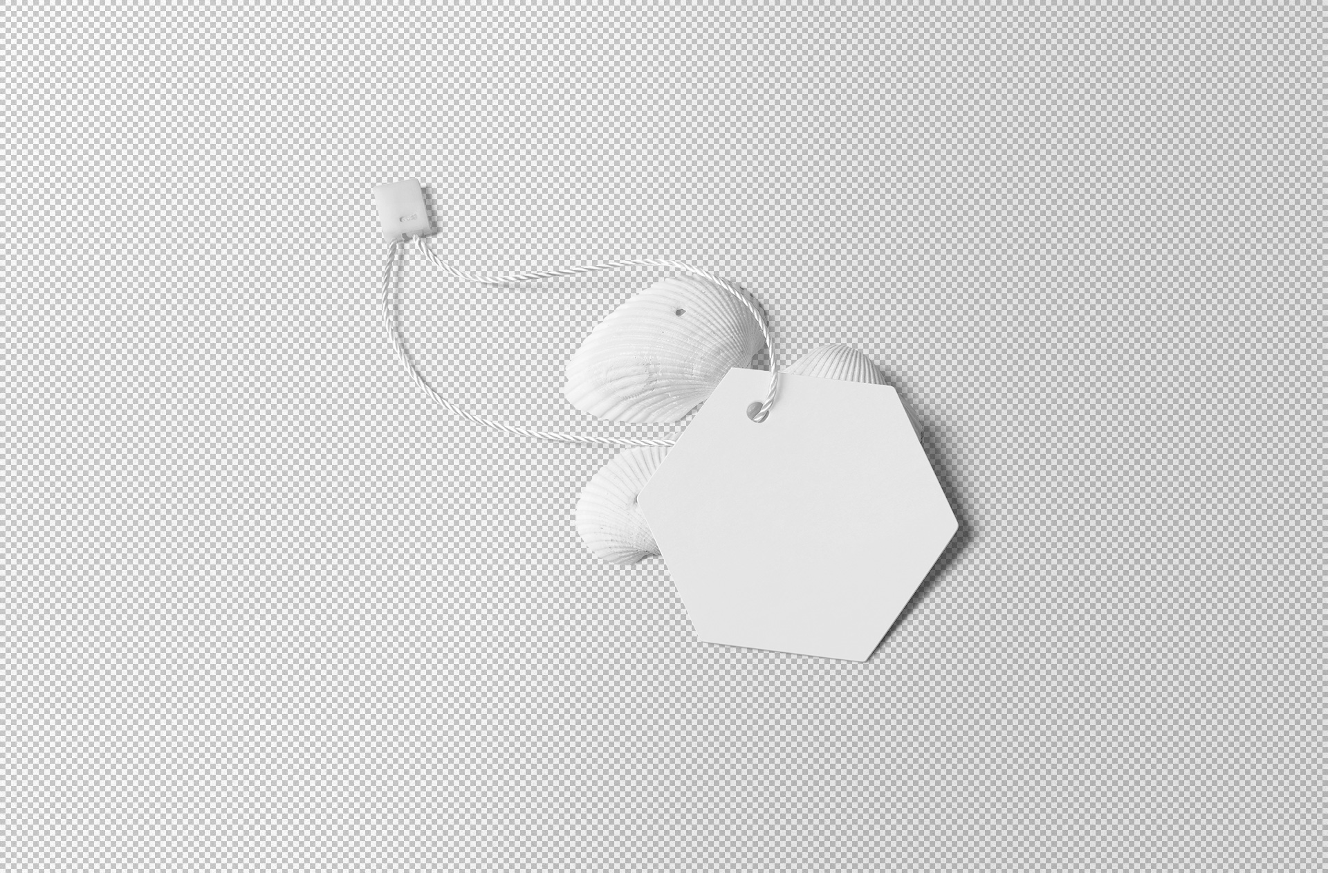 clothing label mockup