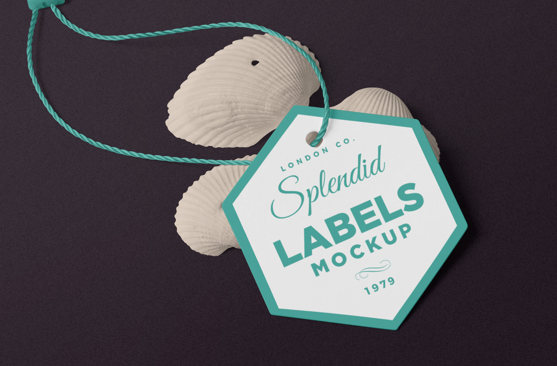 clothing label mockup