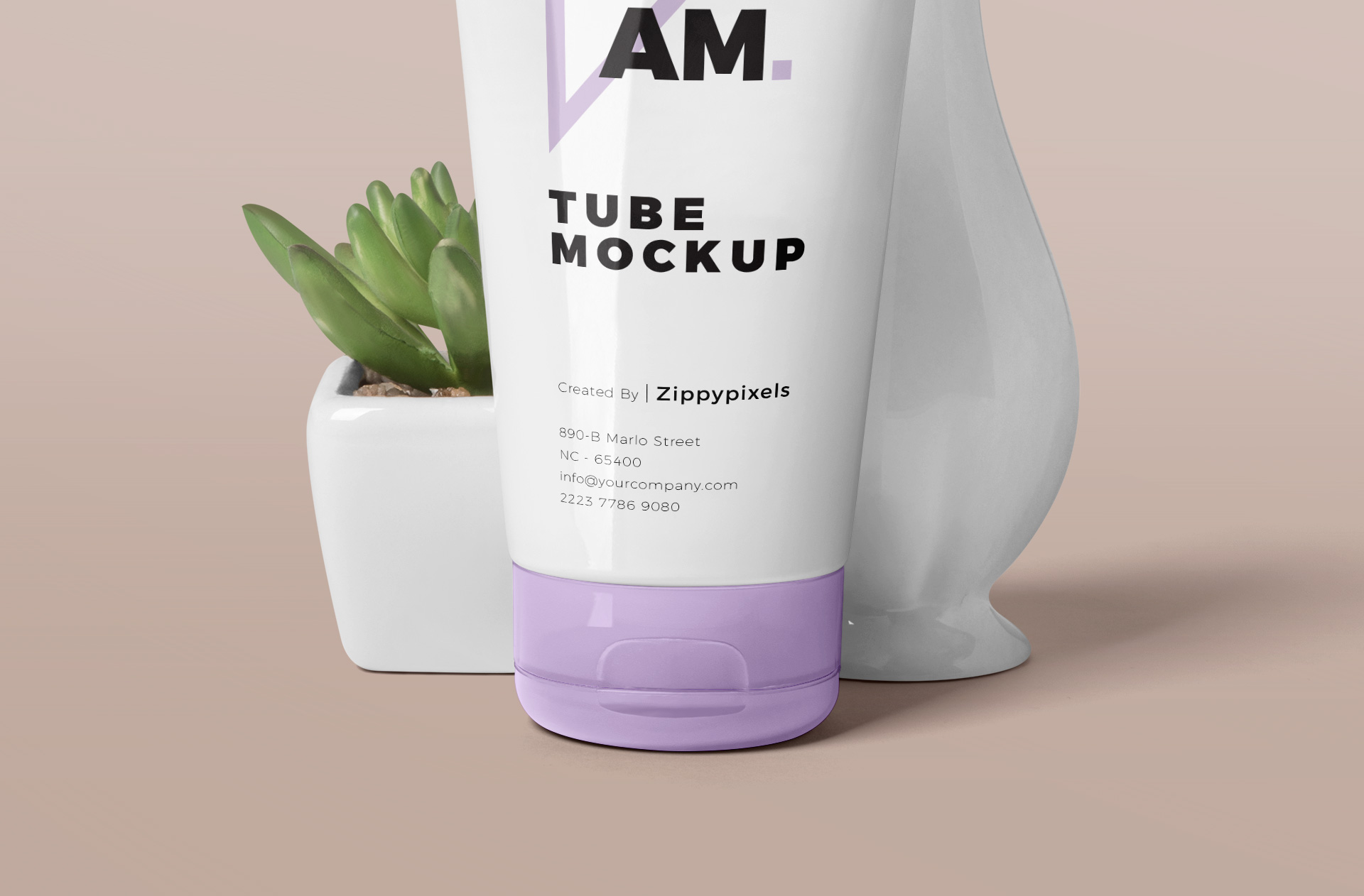 beauty branding mock-up