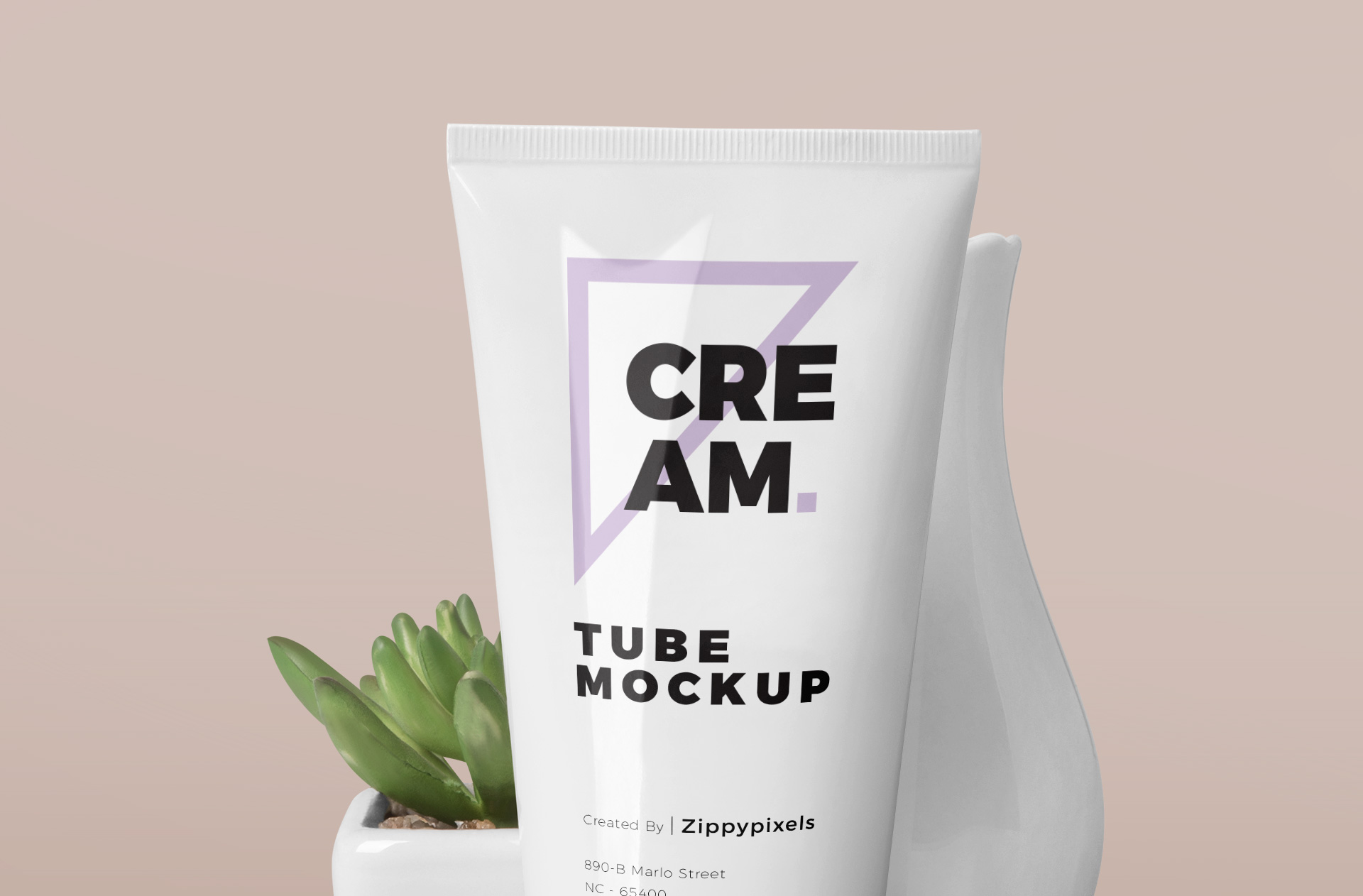 beauty branding mock-up