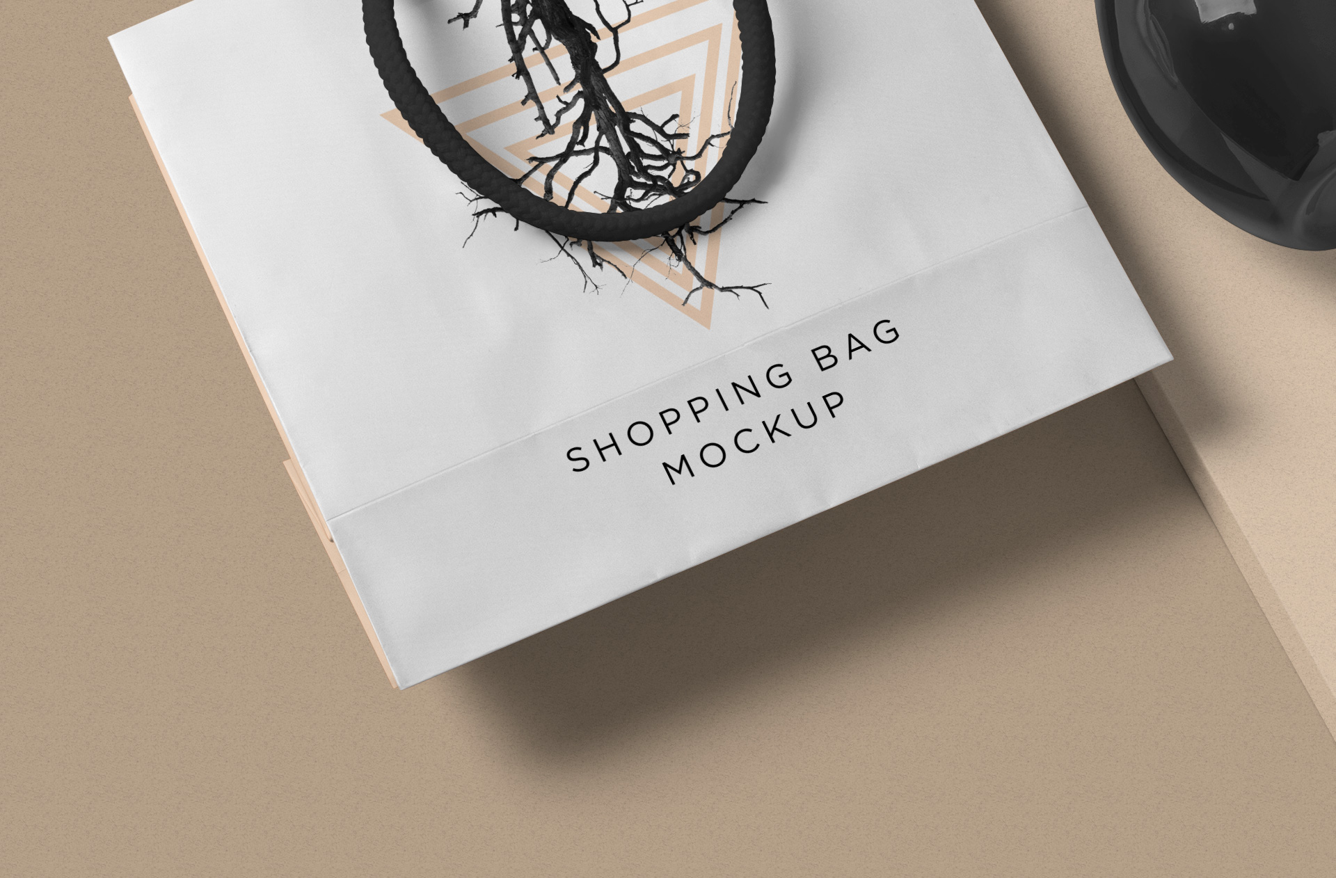 boutique shopping bag mockup