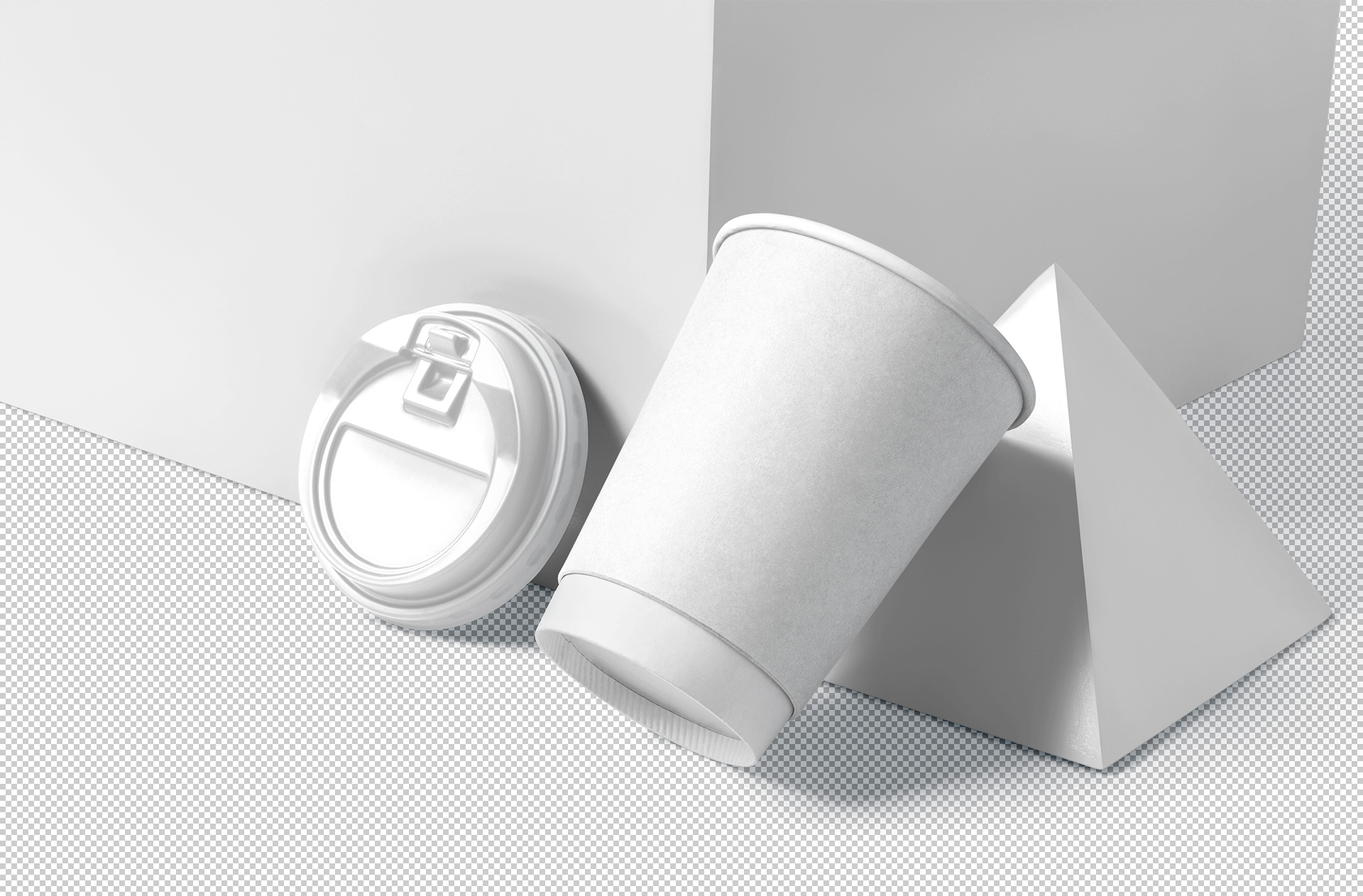 barista coffee cup mockup