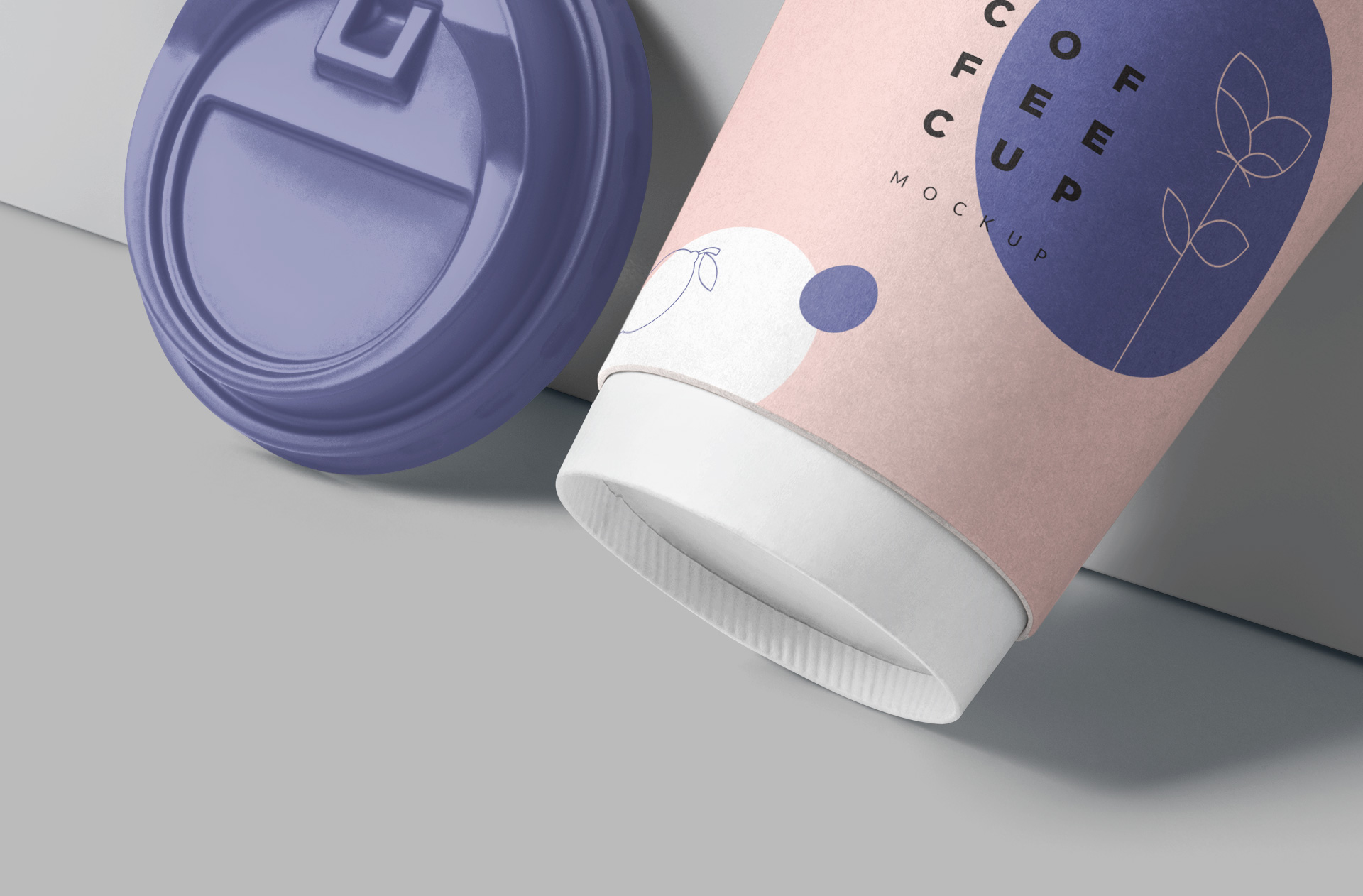 barista coffee cup mockup
