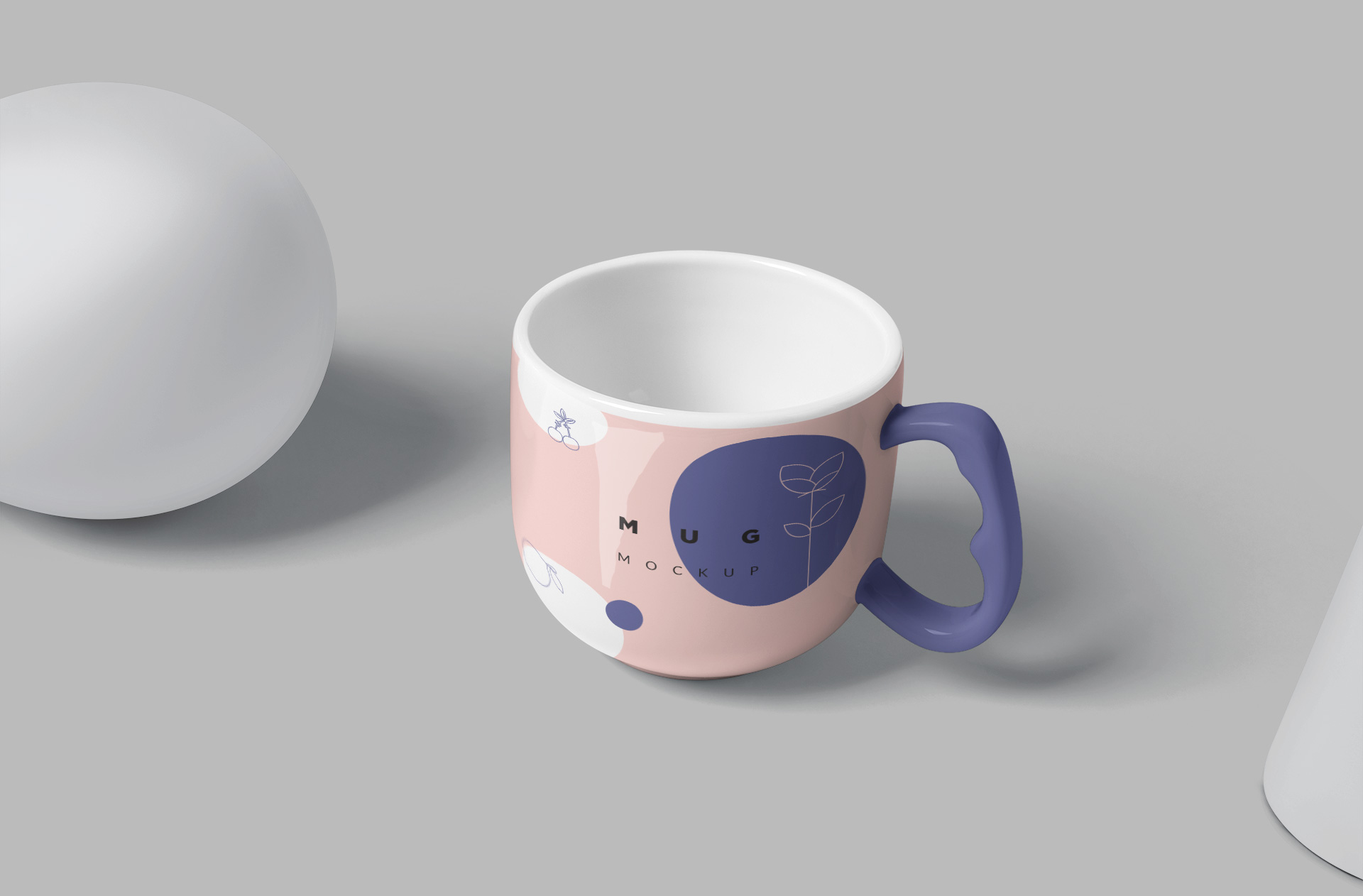 Elegant Ceramic Mug Mock-Up with Customizable Design