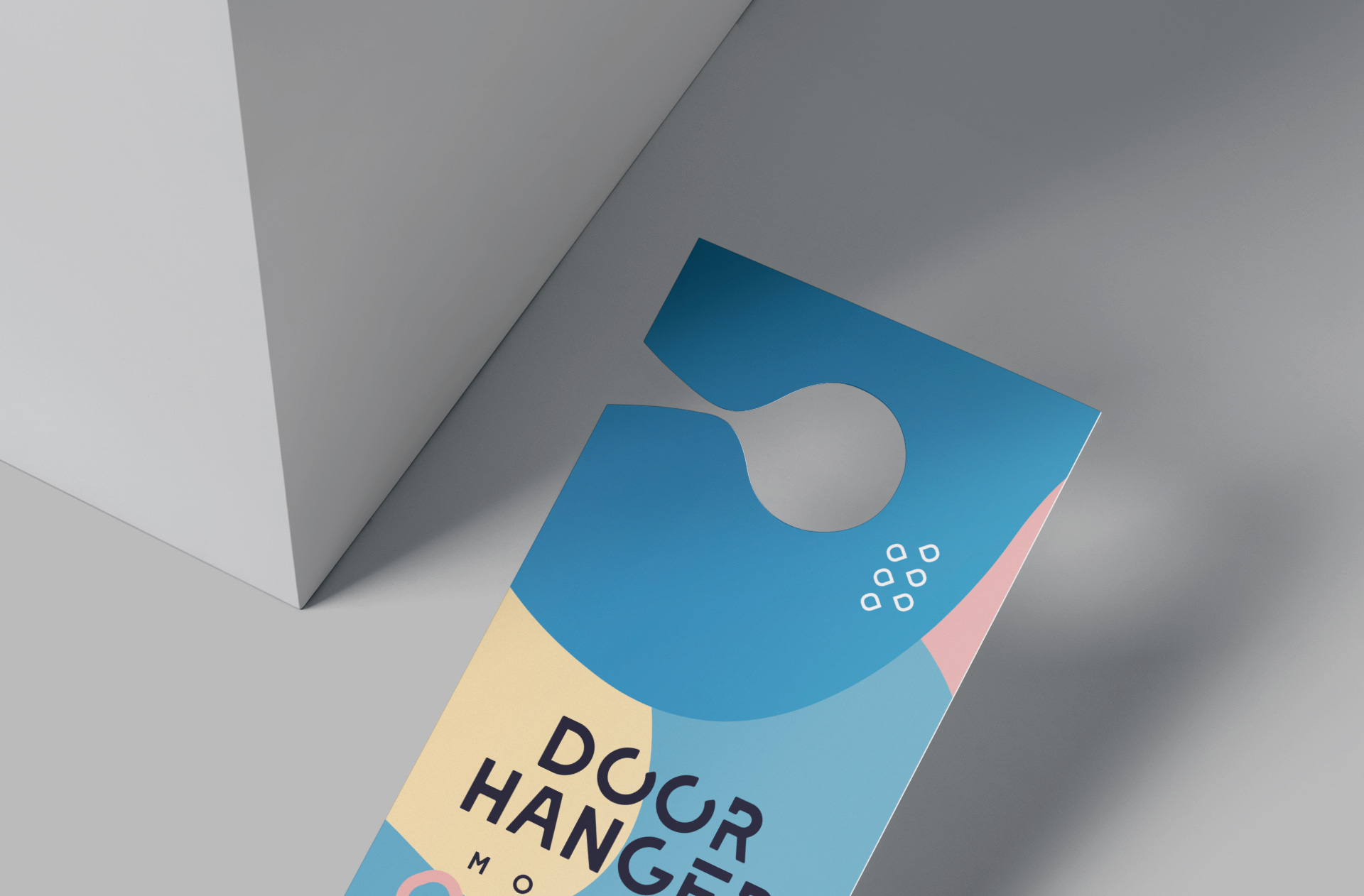 marketing door hanger PSD