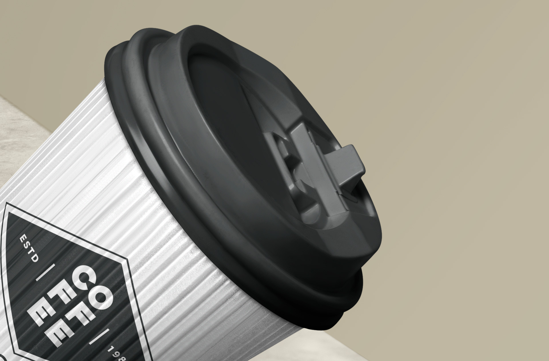 barista drinkware template