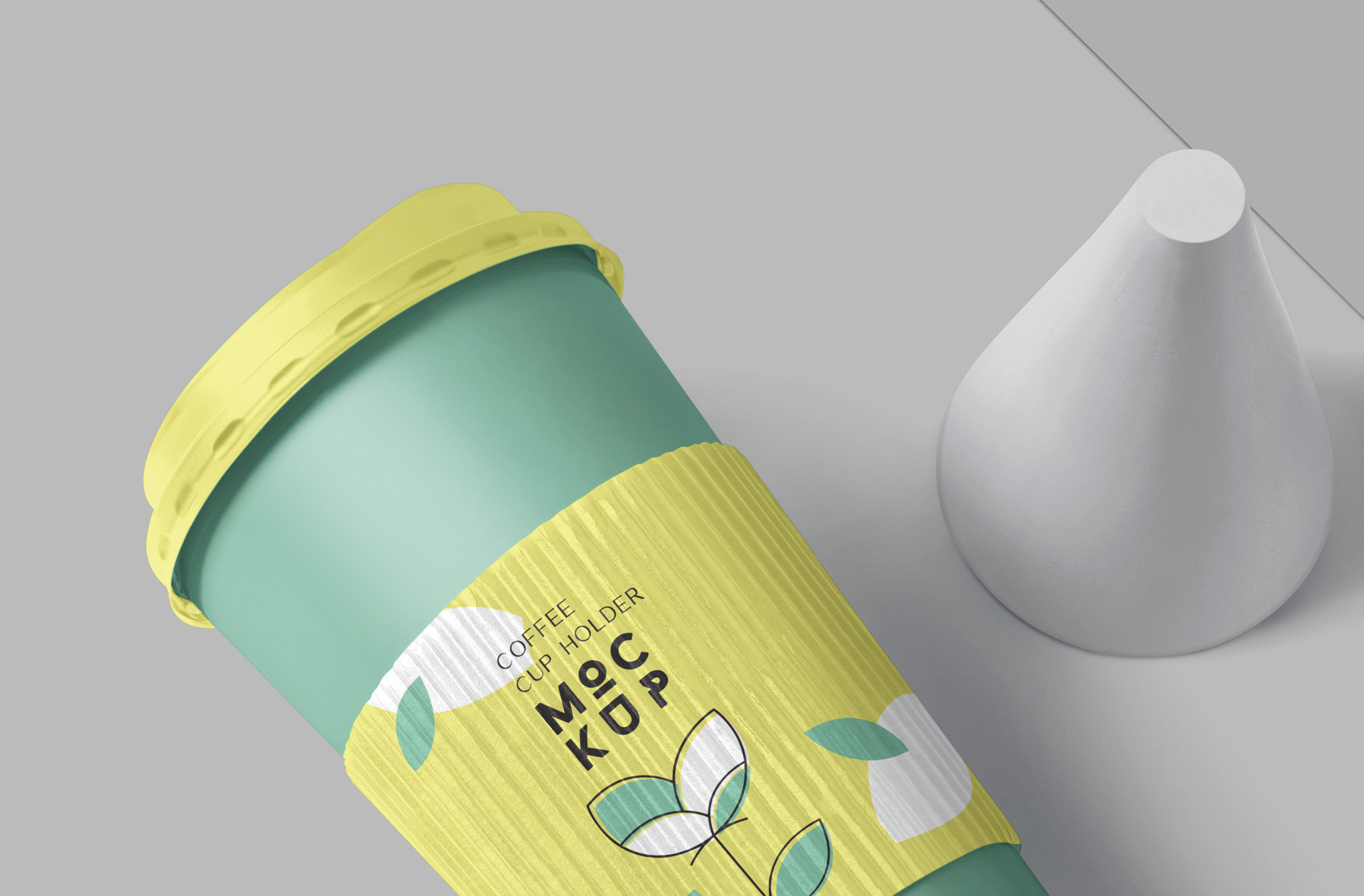 barista coffee branding mockup