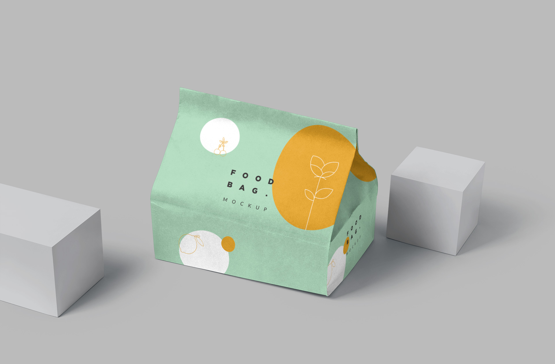 Realistic Food Bag Mockup for Branding