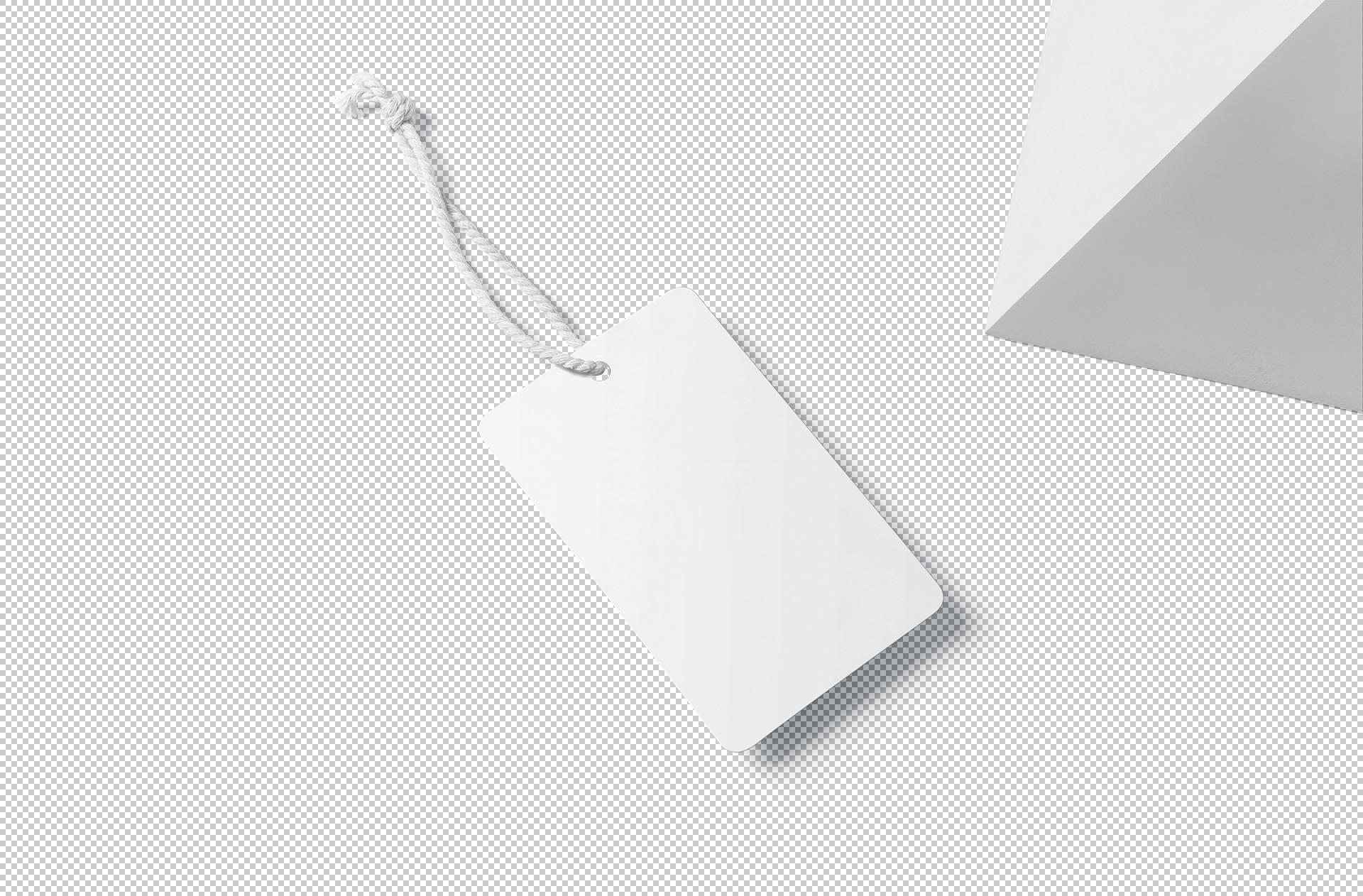 clothing tag mockup
