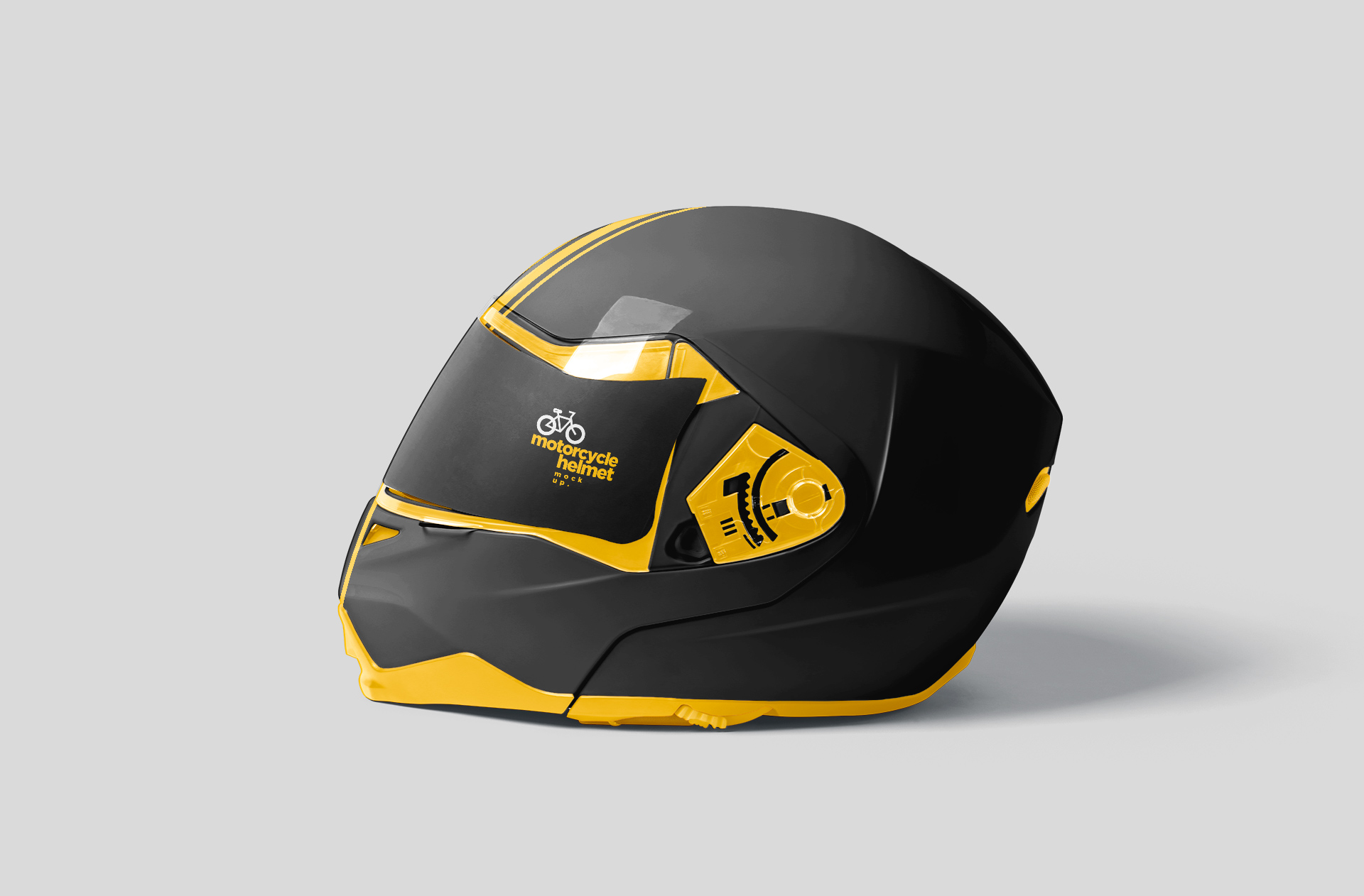 Racing Helmet Mockup Sporty Protective Gear