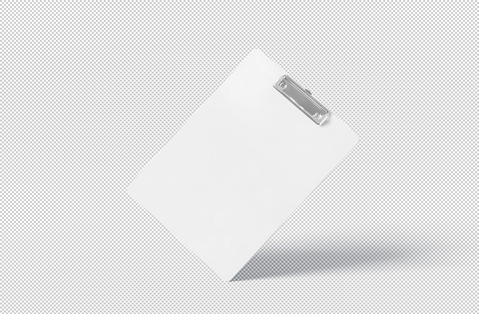 A4 clipboard mock-up