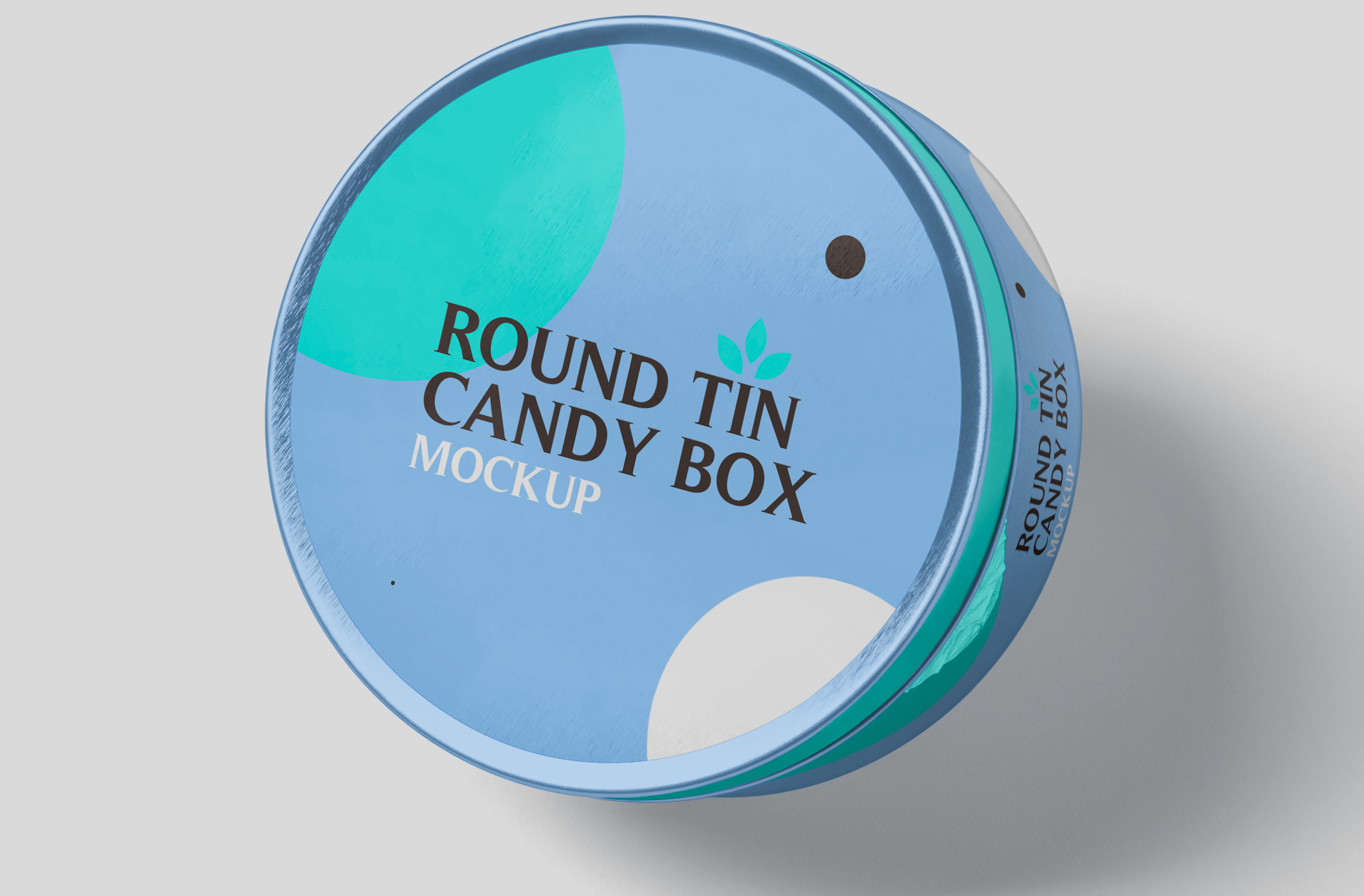 blue candy tin box