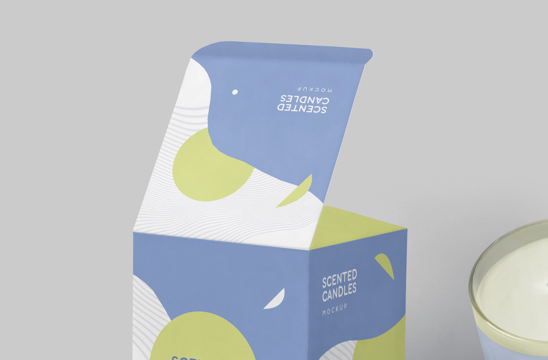 candle box mock-up