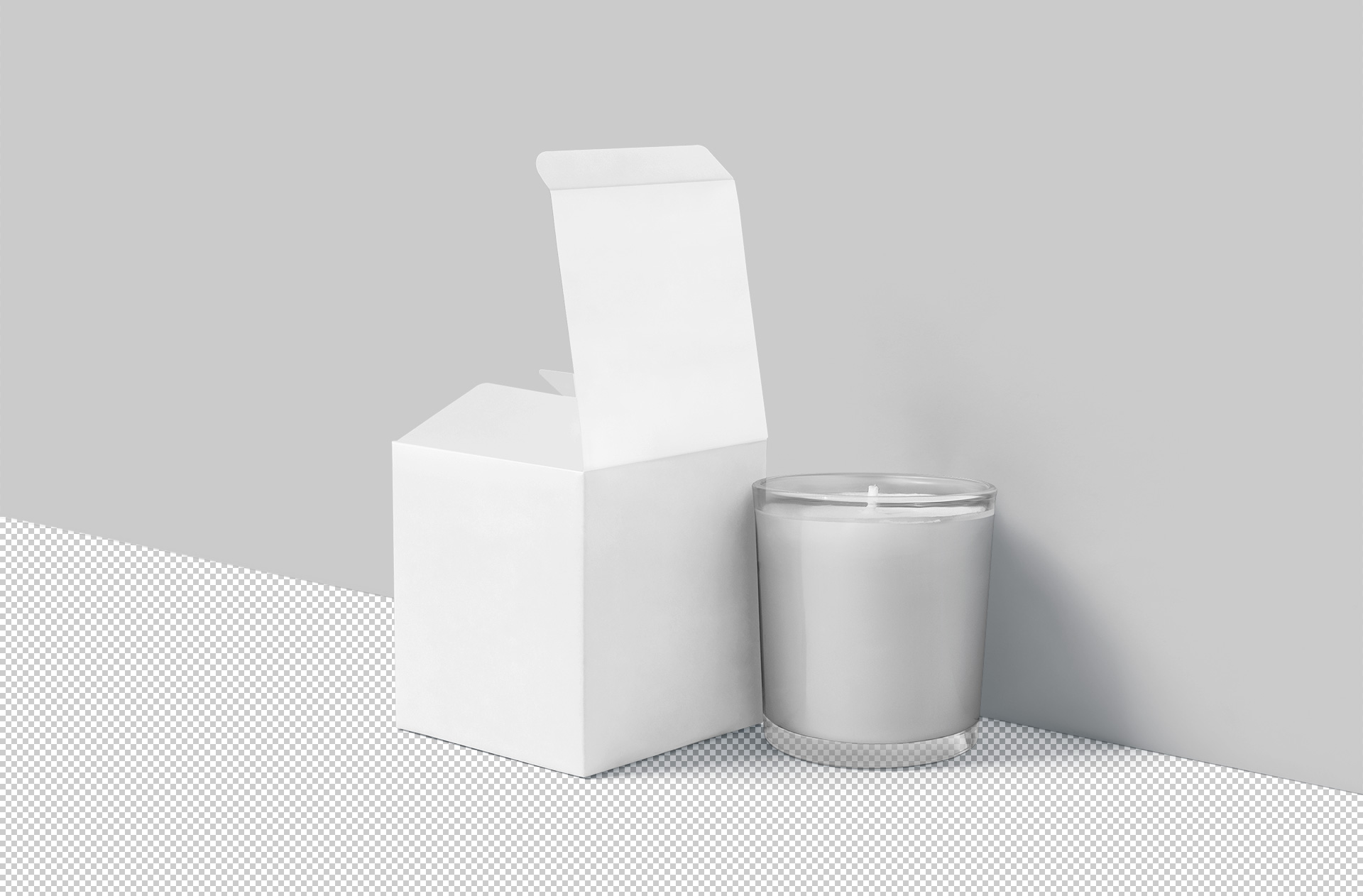 candle box mock-up