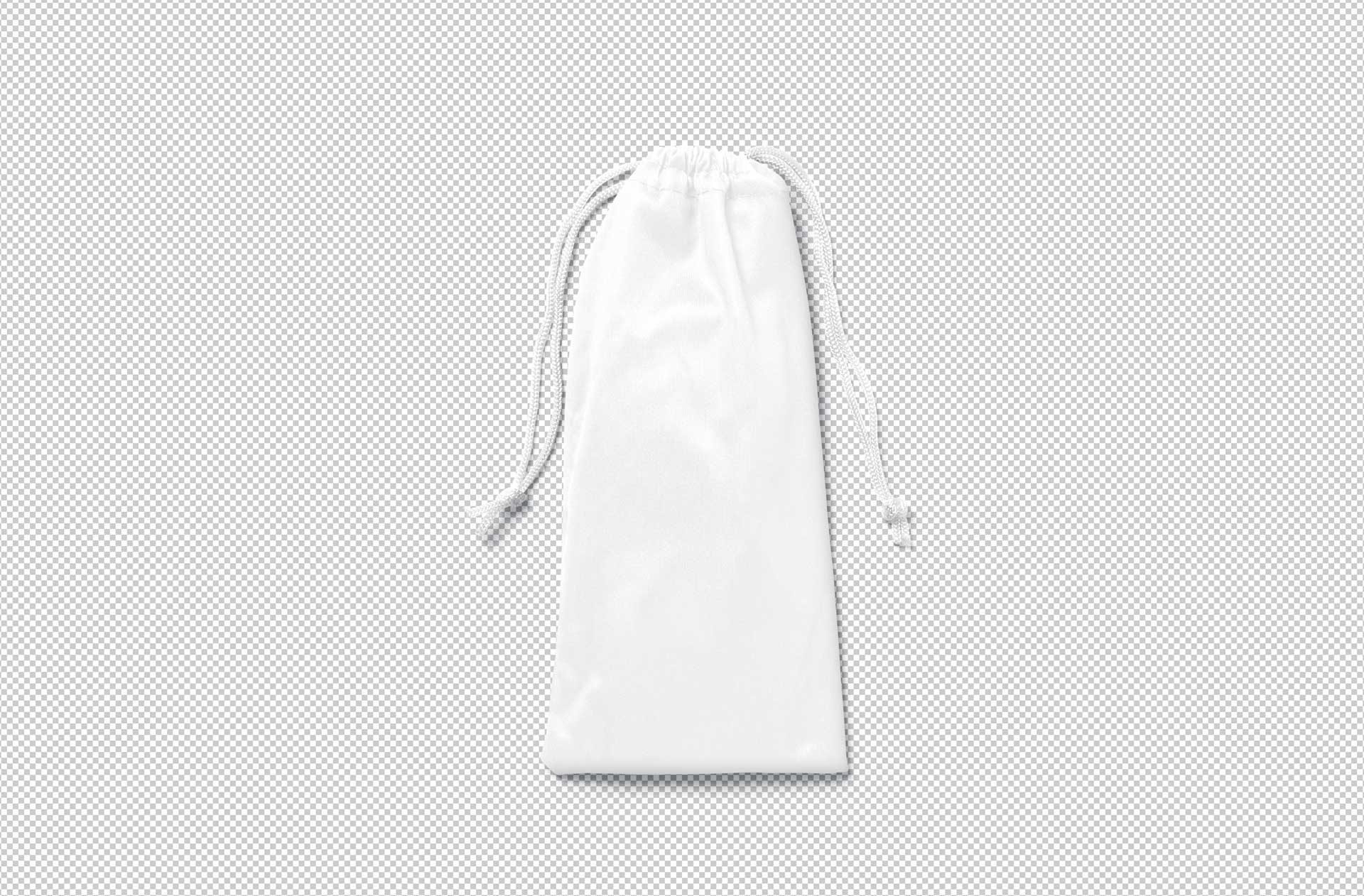 blue pouch design mockup