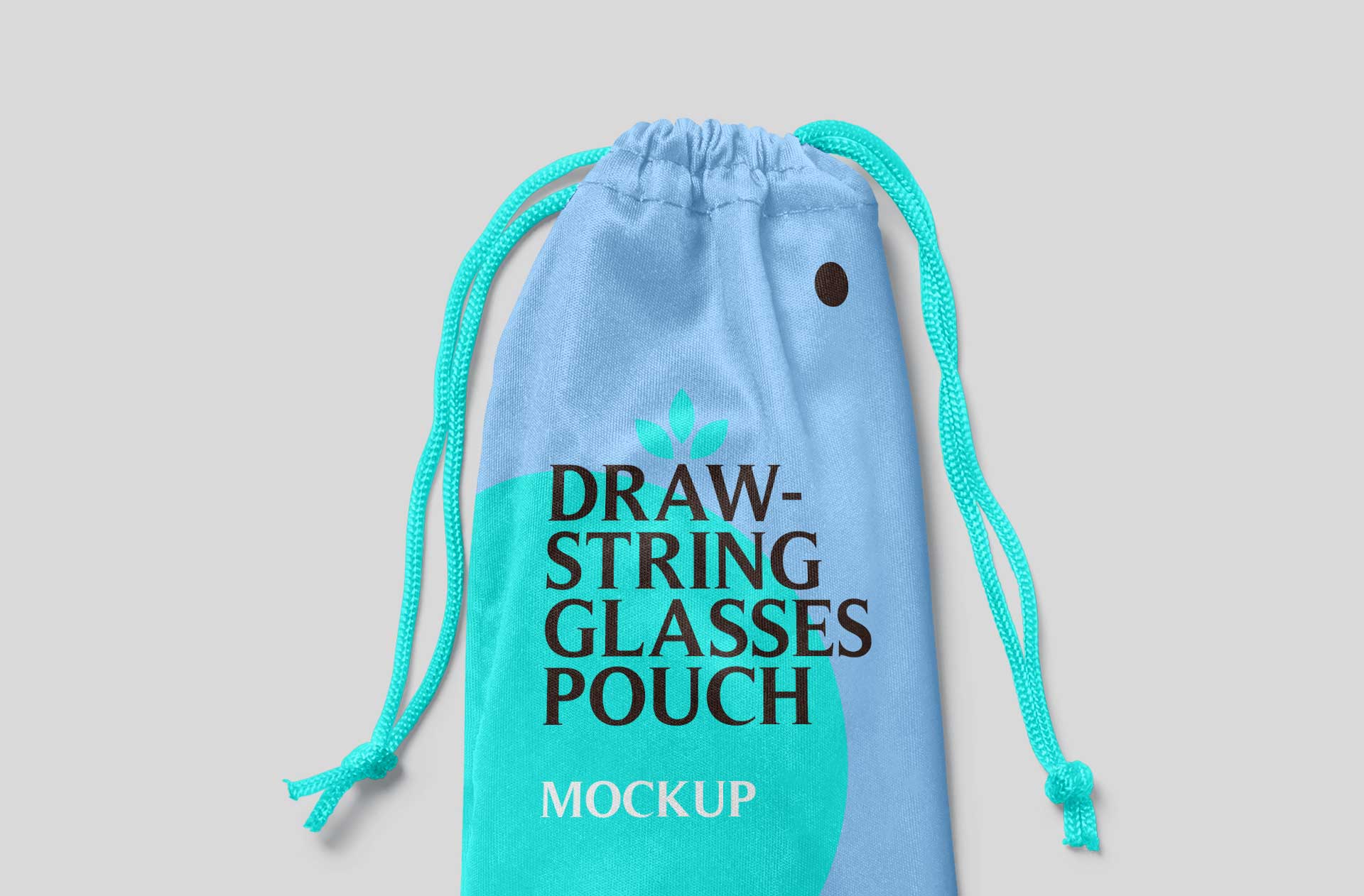 blue pouch design mockup