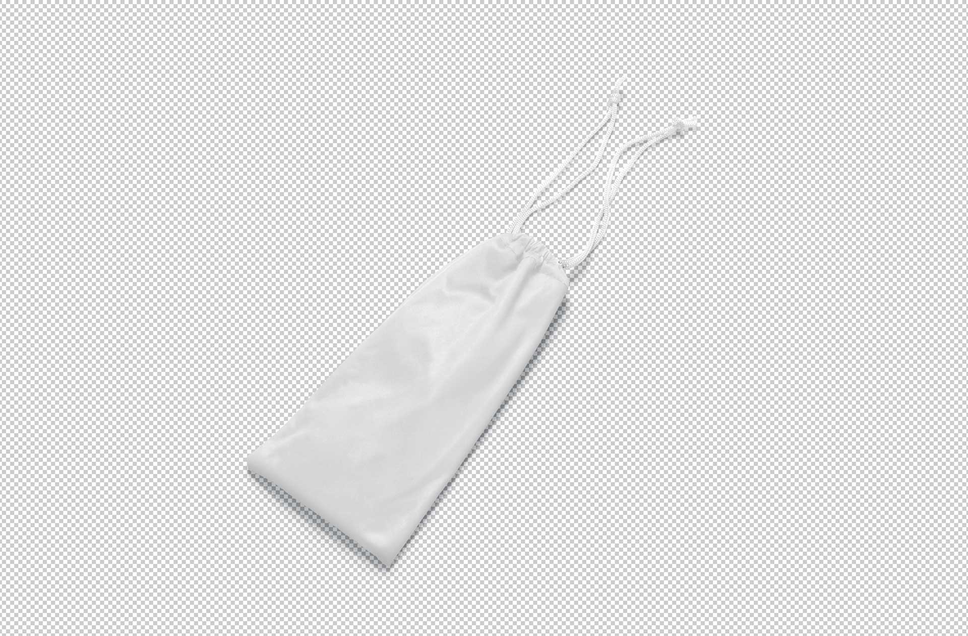 blue pouch design mockup