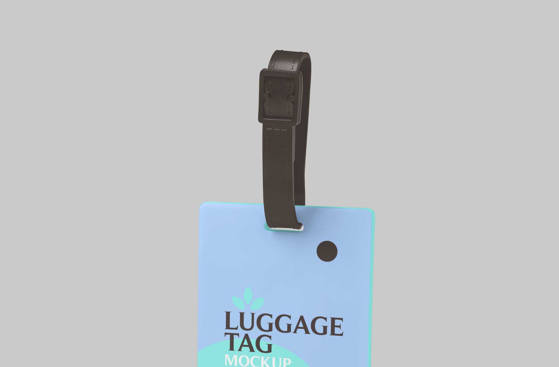 bag tag mock-up