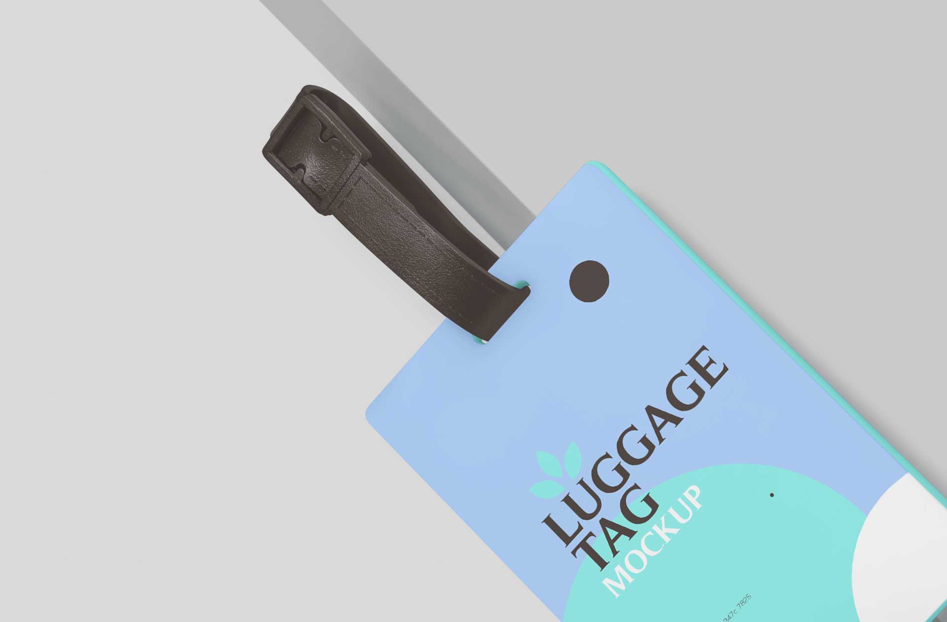 bag tag mock-up