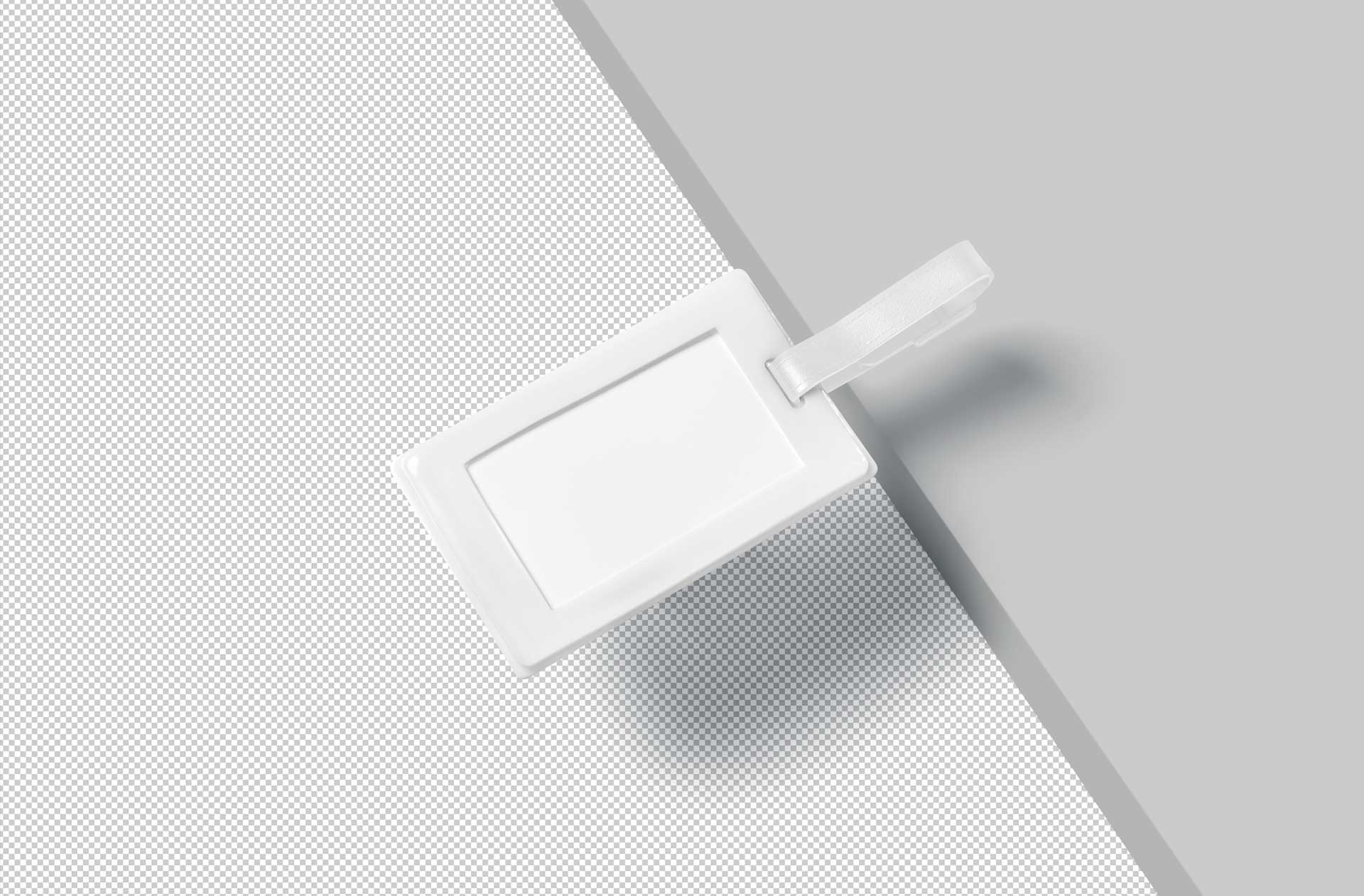 bag tag mock-up