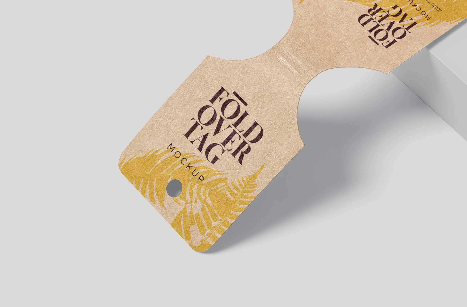 branding tag mock-up
