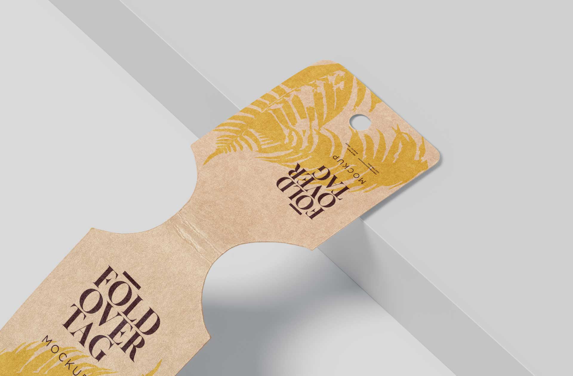 branding tag mock-up