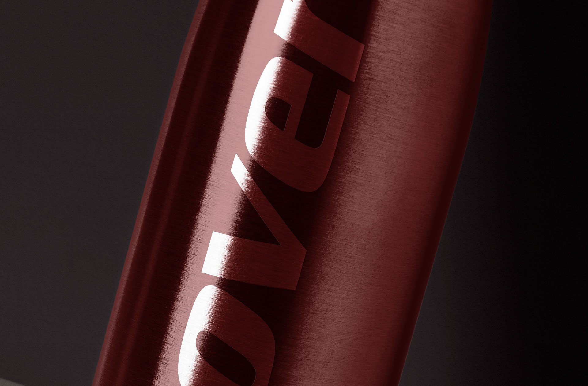 beverage branding mockup