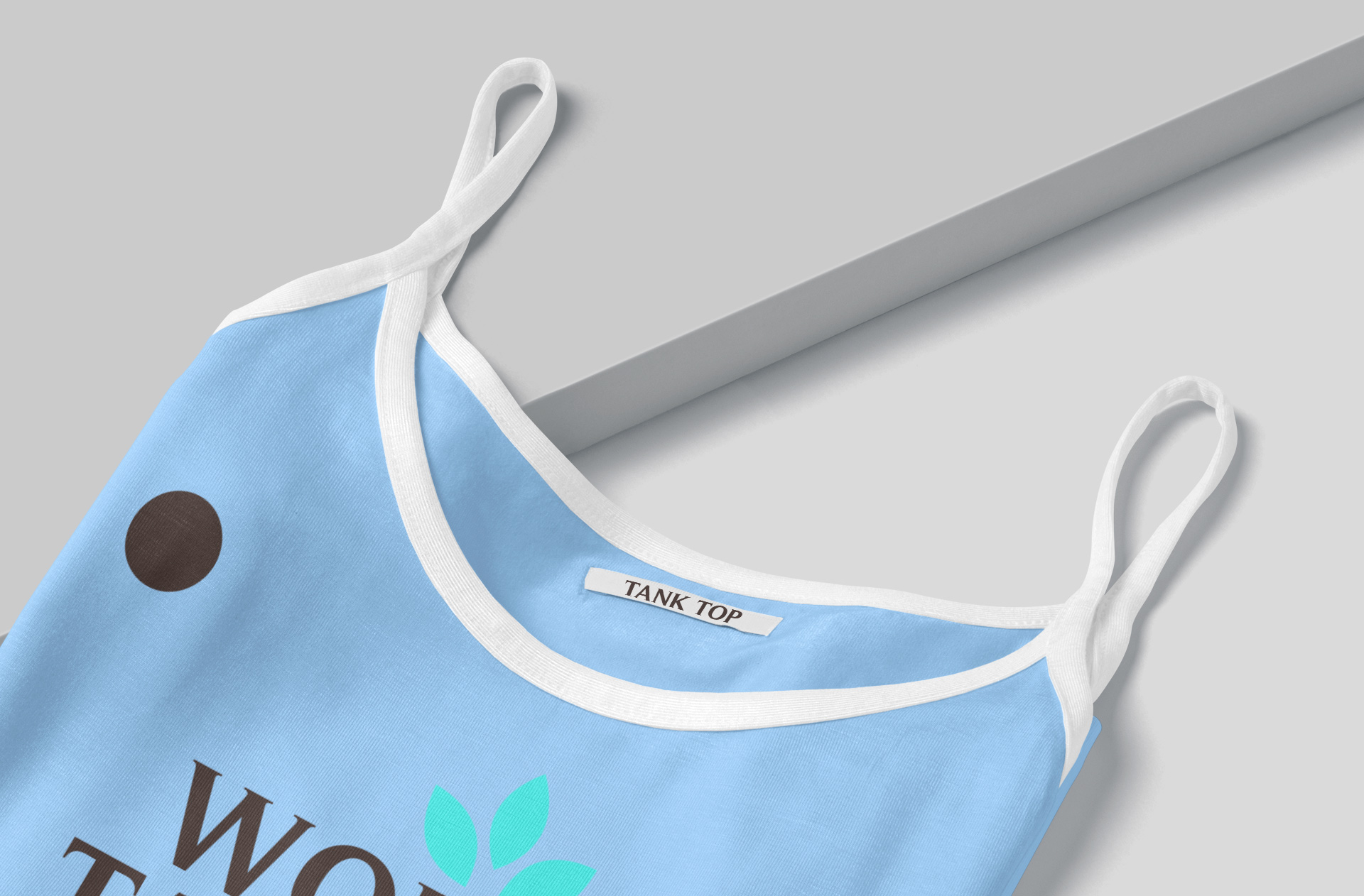 cotton tank top mock-up
