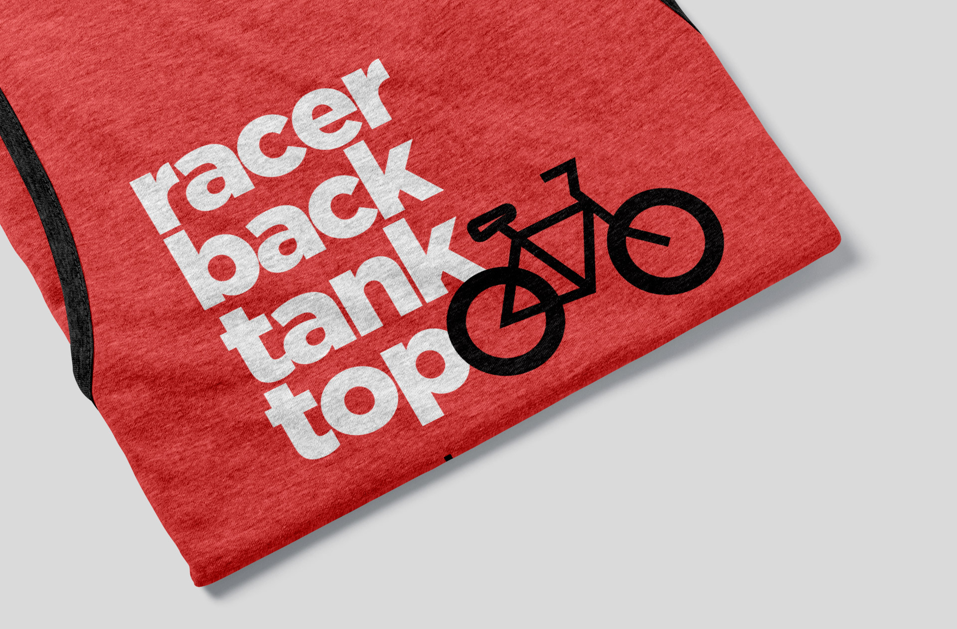 casual folded top mockup