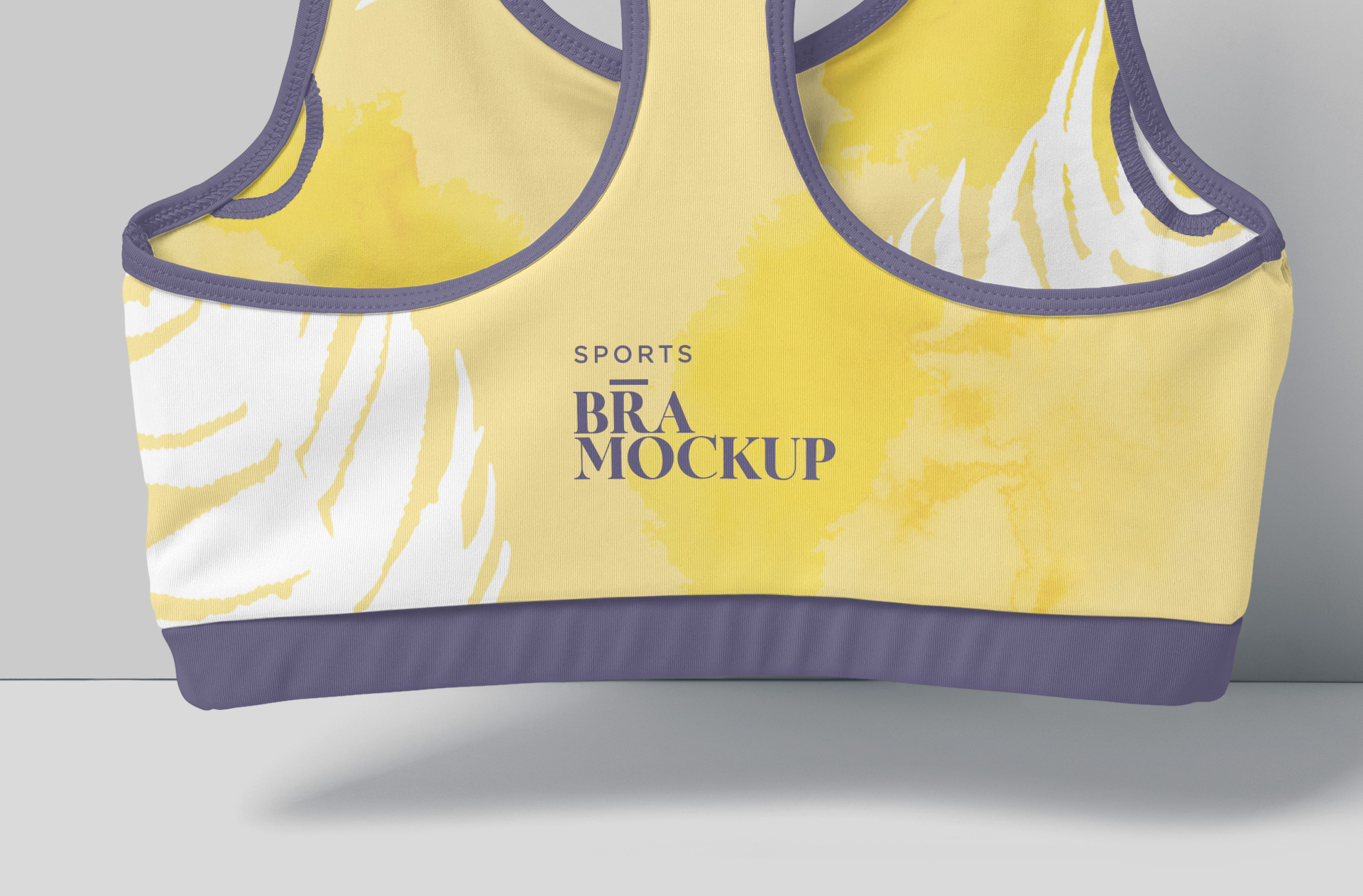 sports bra mockup