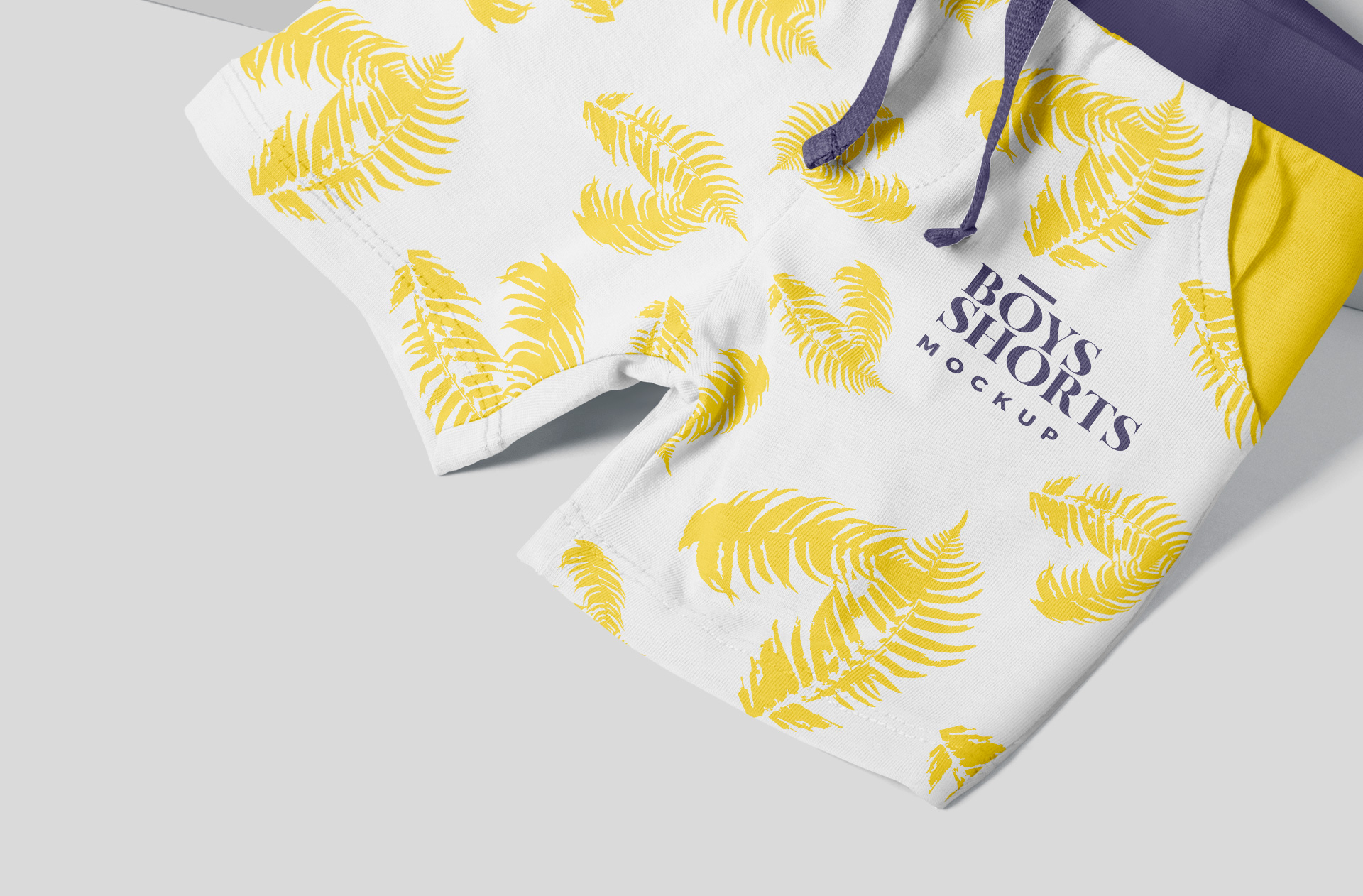 boys shorts mock-up