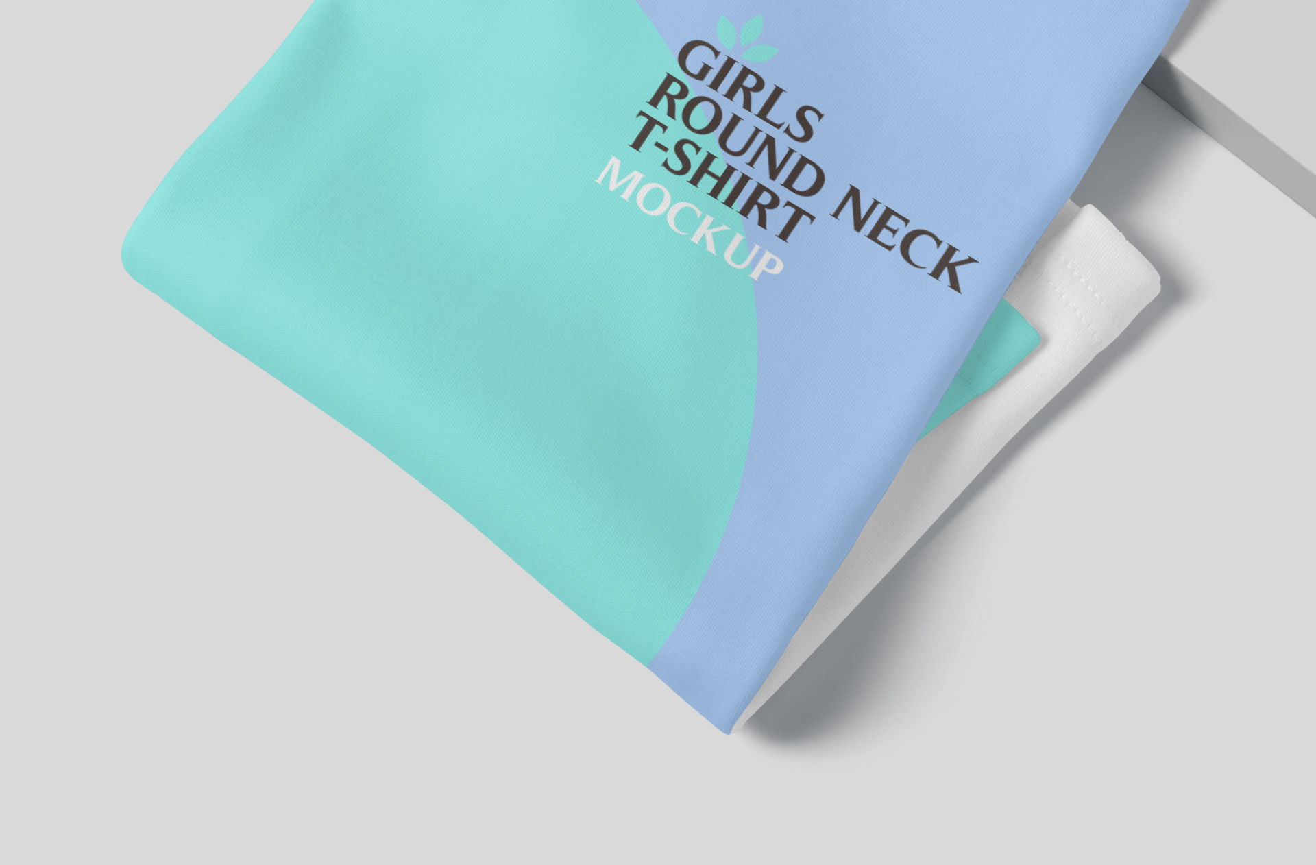 casual folded t-shirt PSD