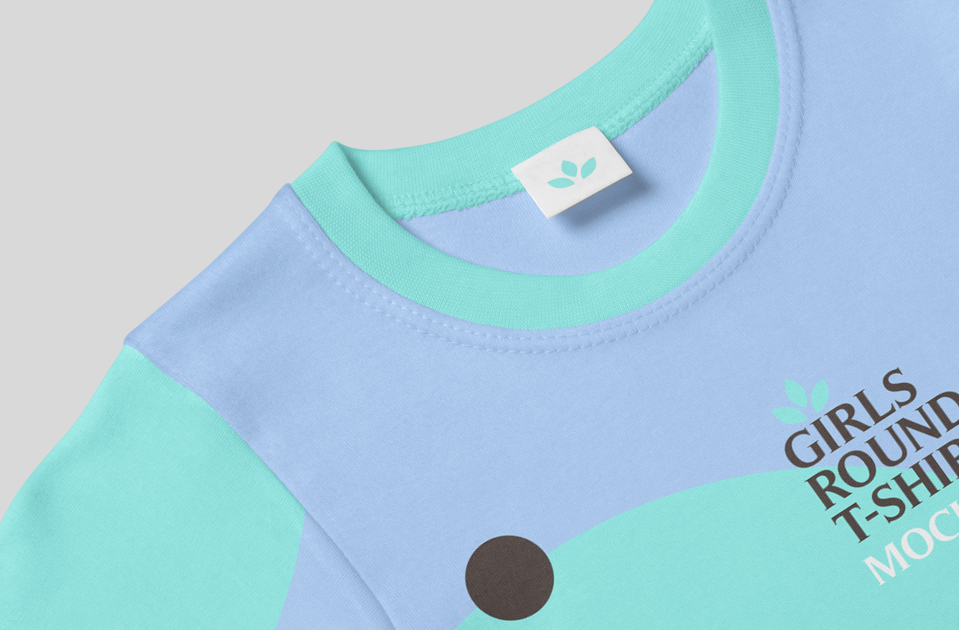 close-up t-shirt mock-up