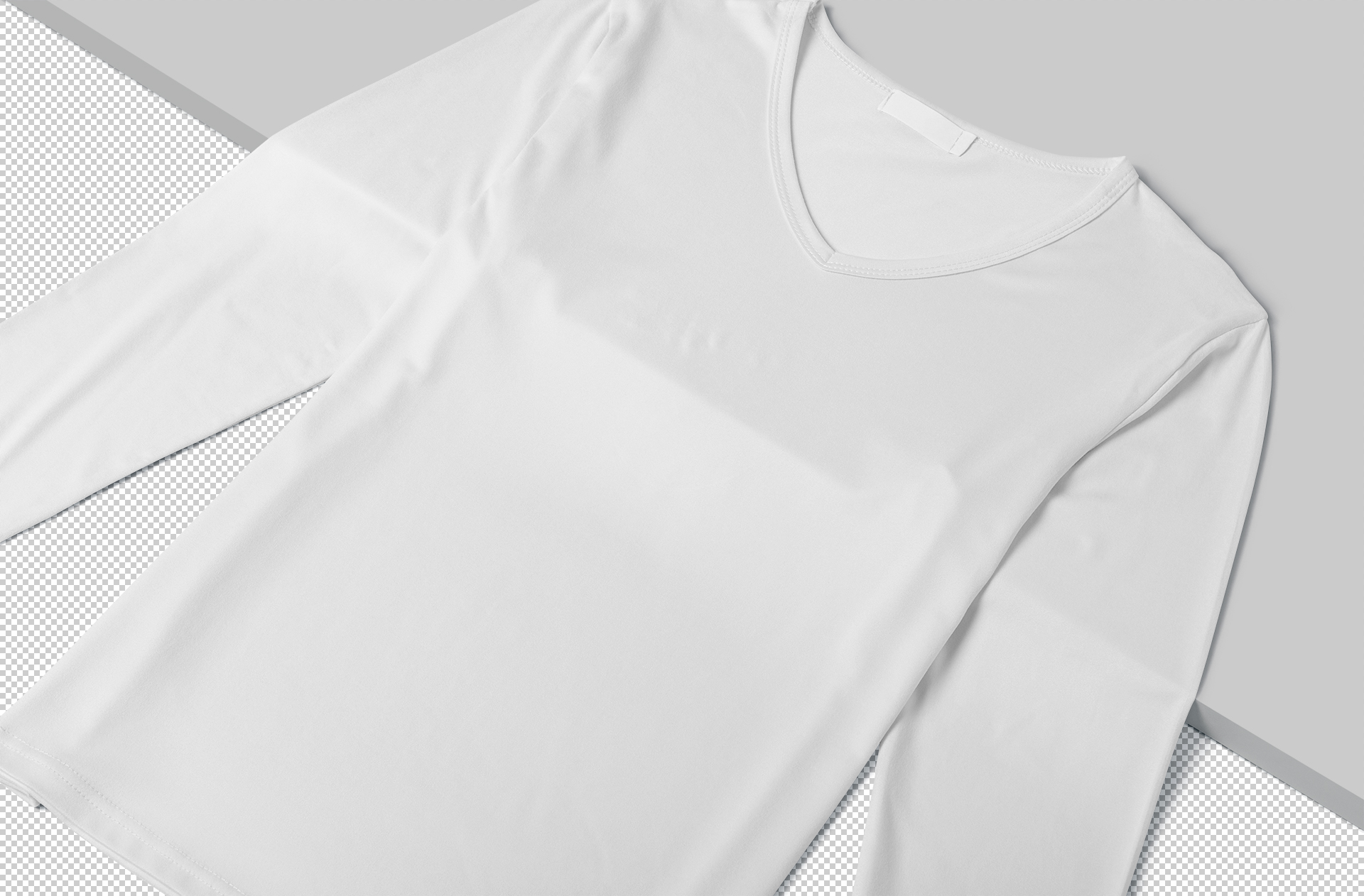 close-up t-shirt mock-up