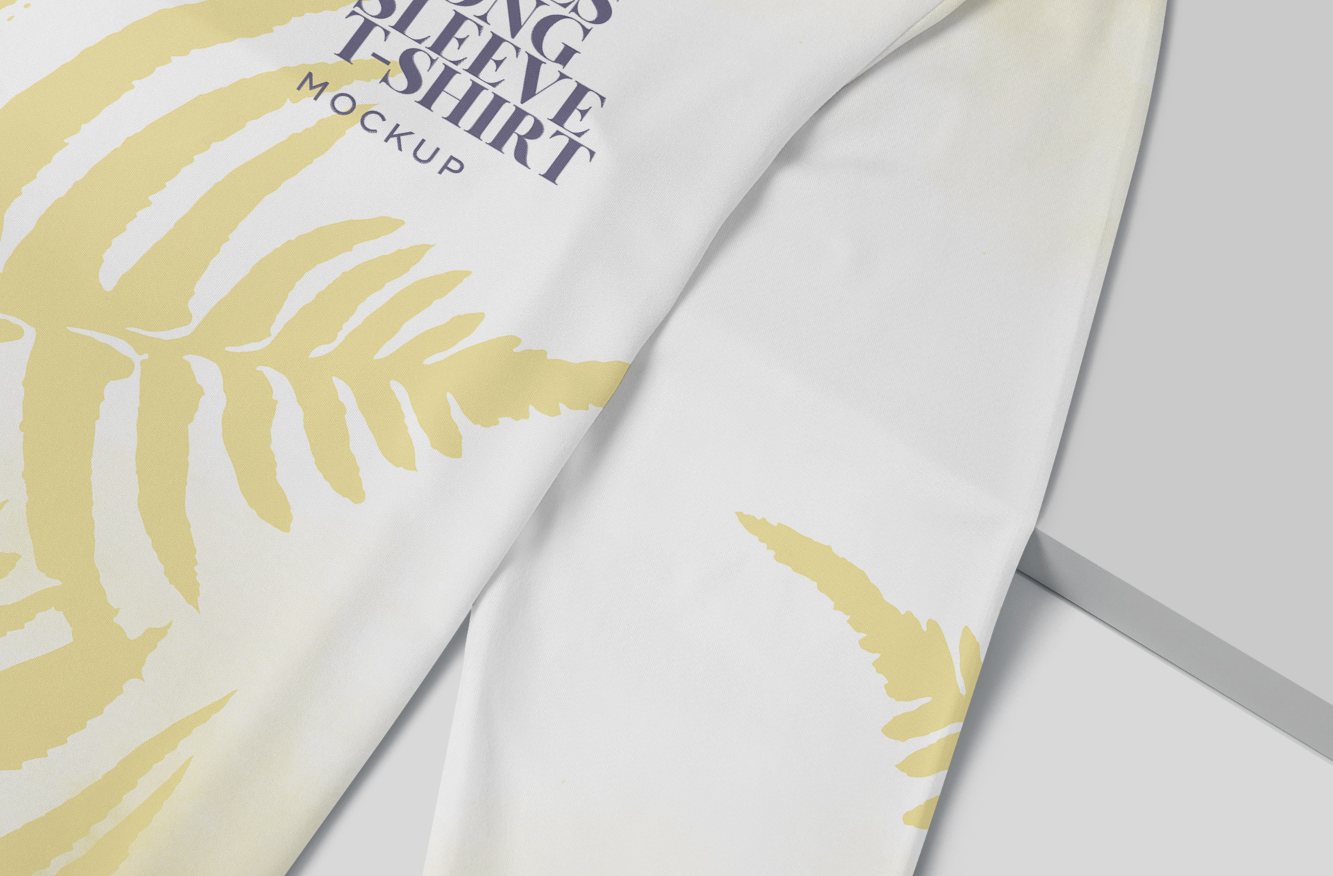 close-up t-shirt mock-up